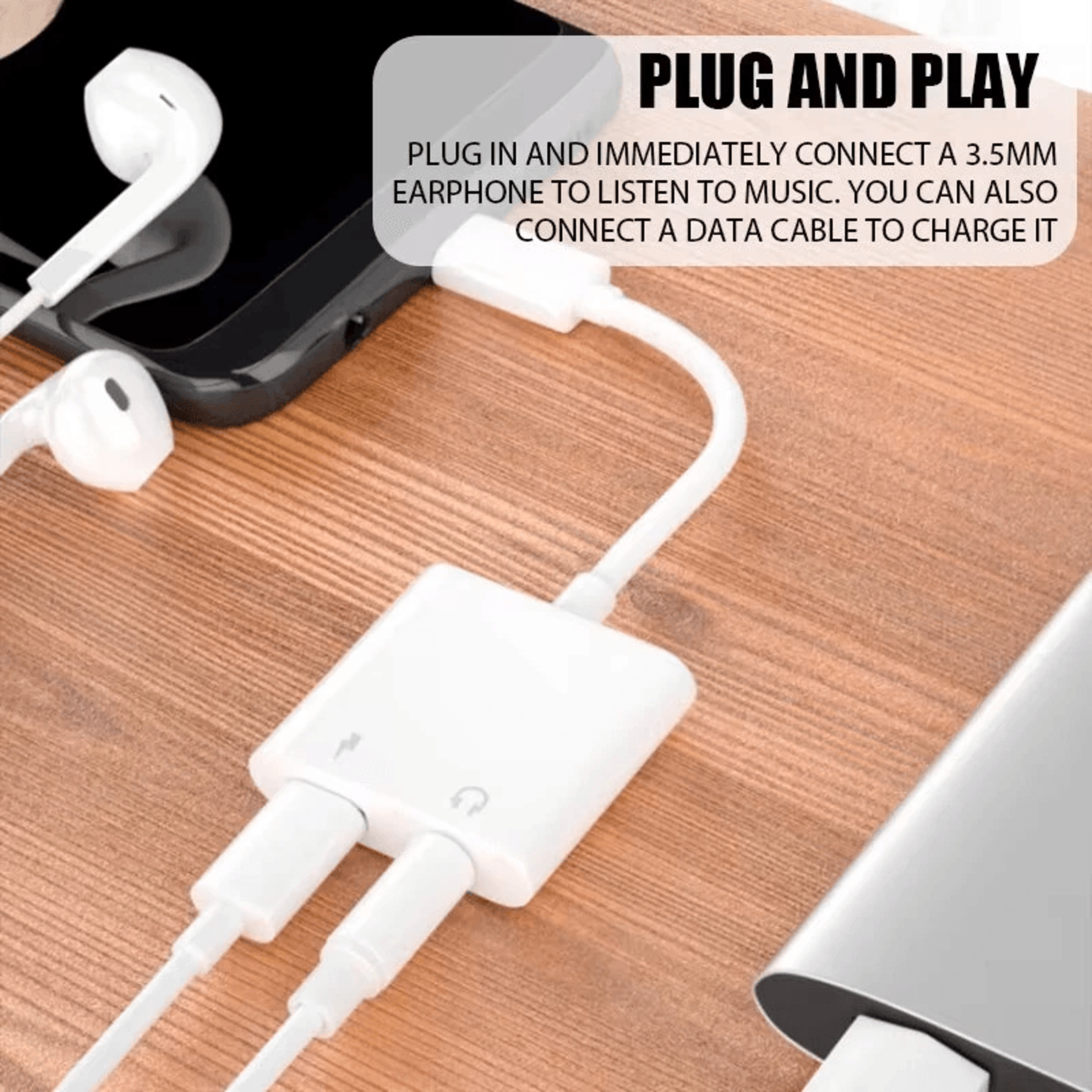 USB C To Audio And Charging Adapter 2