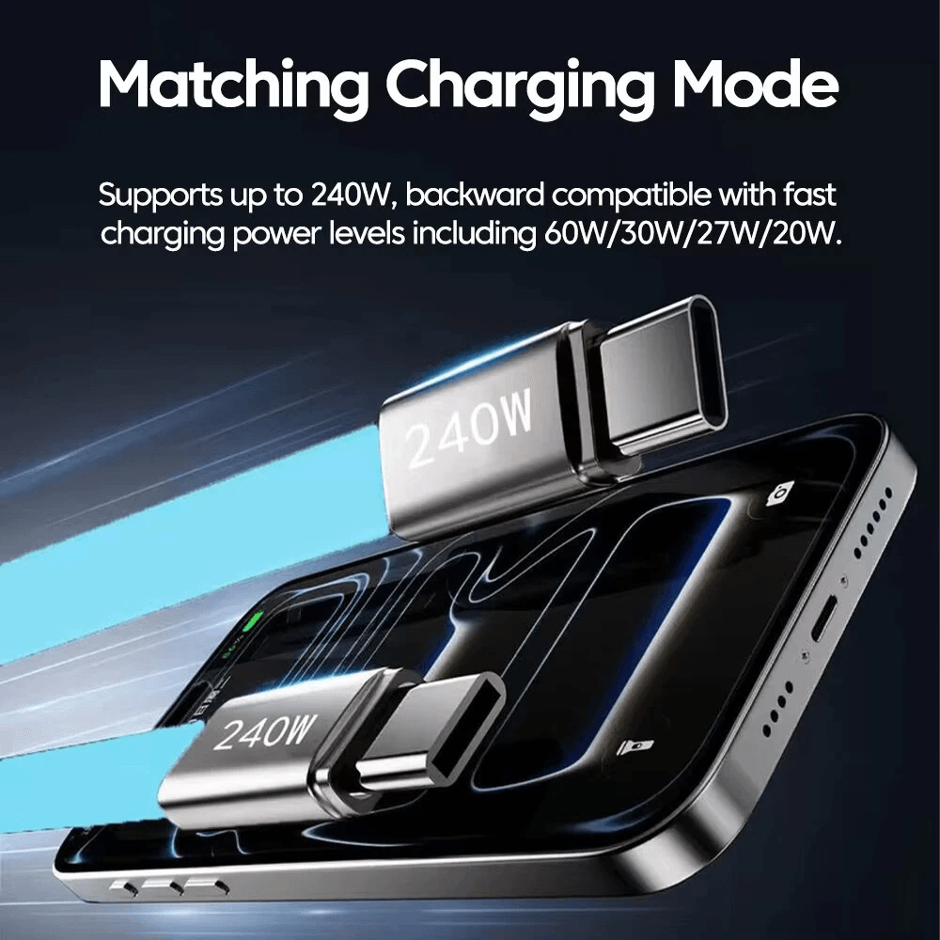 USB C To USB C Fast Charging Cable With E Marker Chip 6