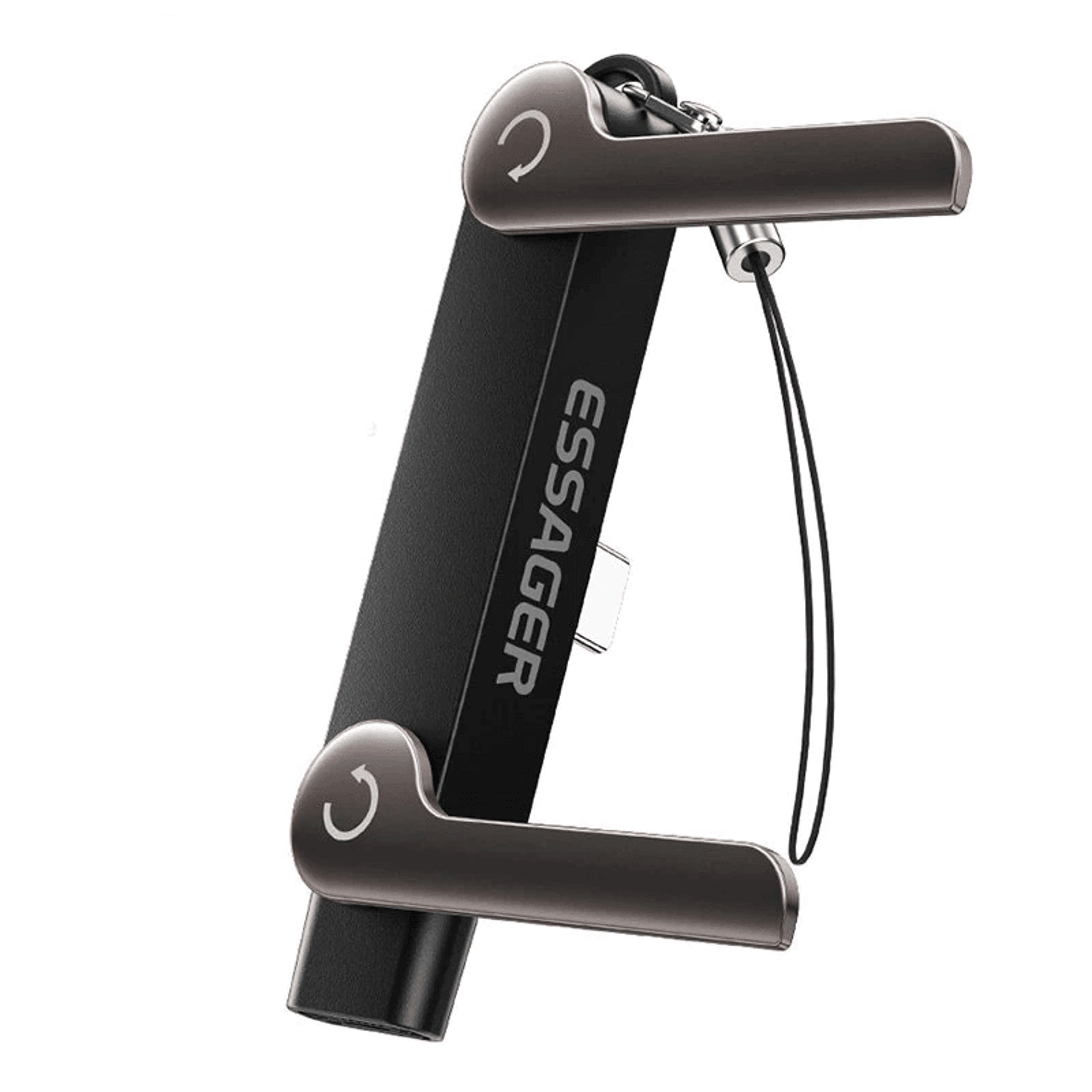 USB C L Shape Phone Stand Adapter With Data Transfer 0