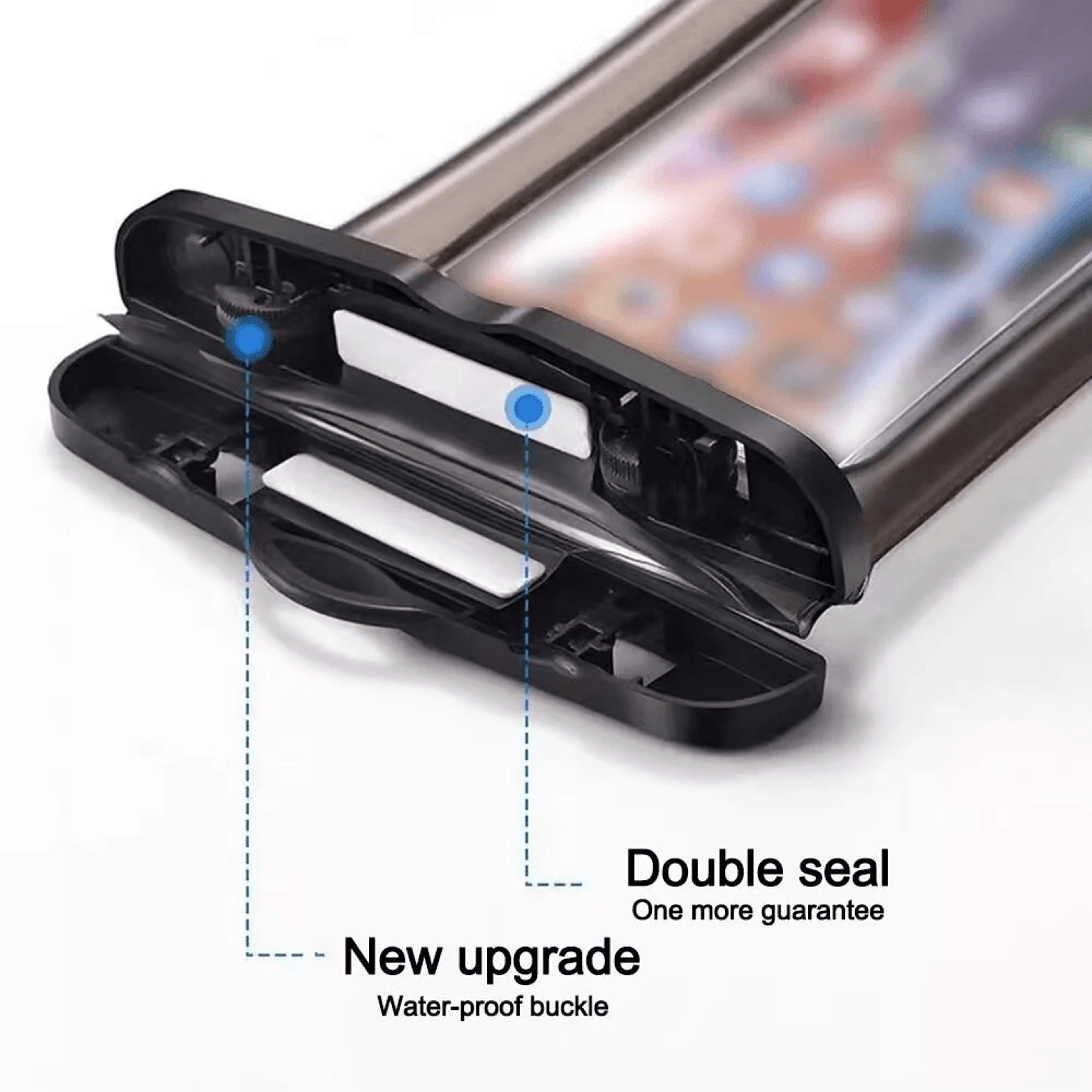 Floating Waterproof Phone Pouch With Touchscreen And Lanyard 3