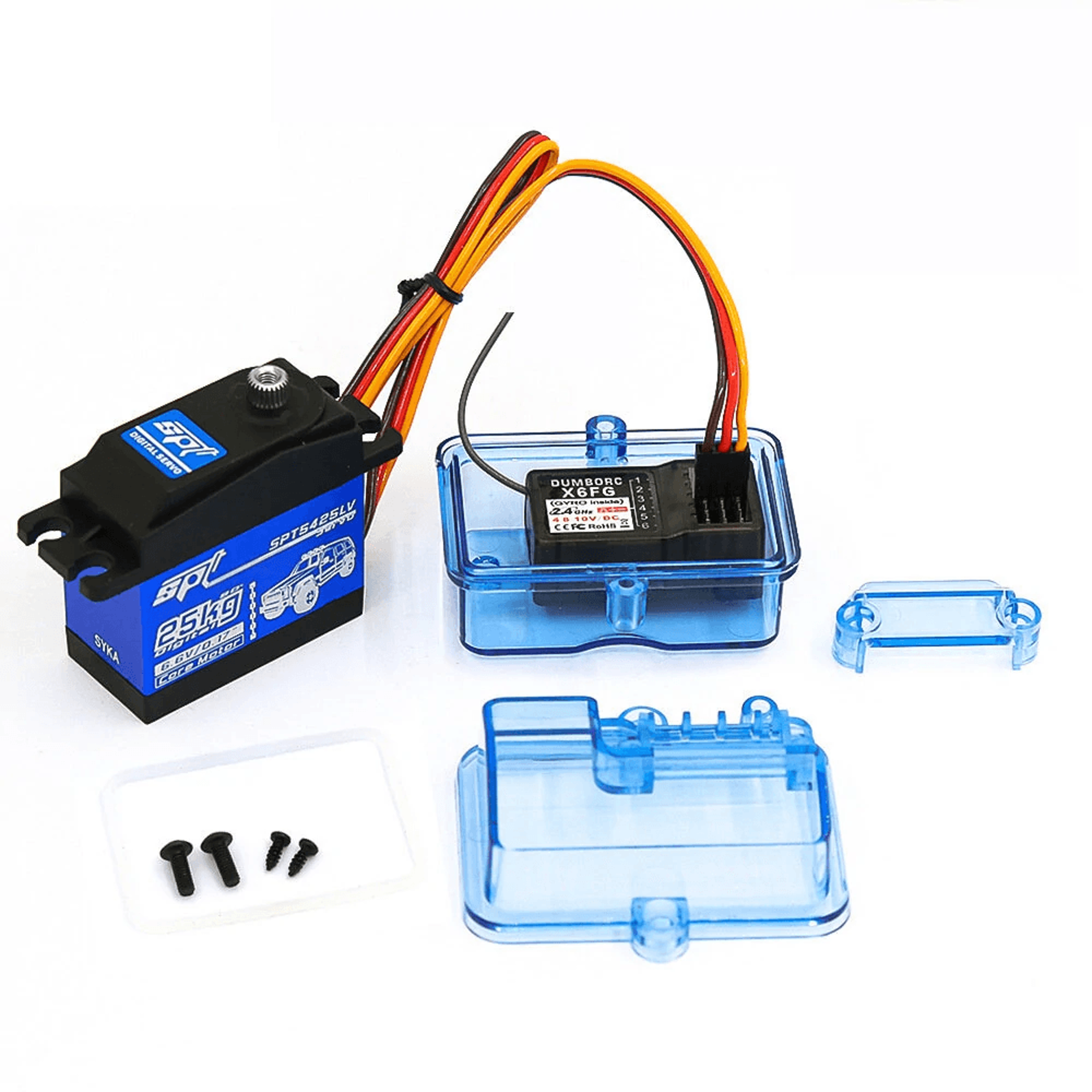 RC Waterproof Receiver Box Transparent Plastic Protective Case For Cars Boats And Model Vehicles 3