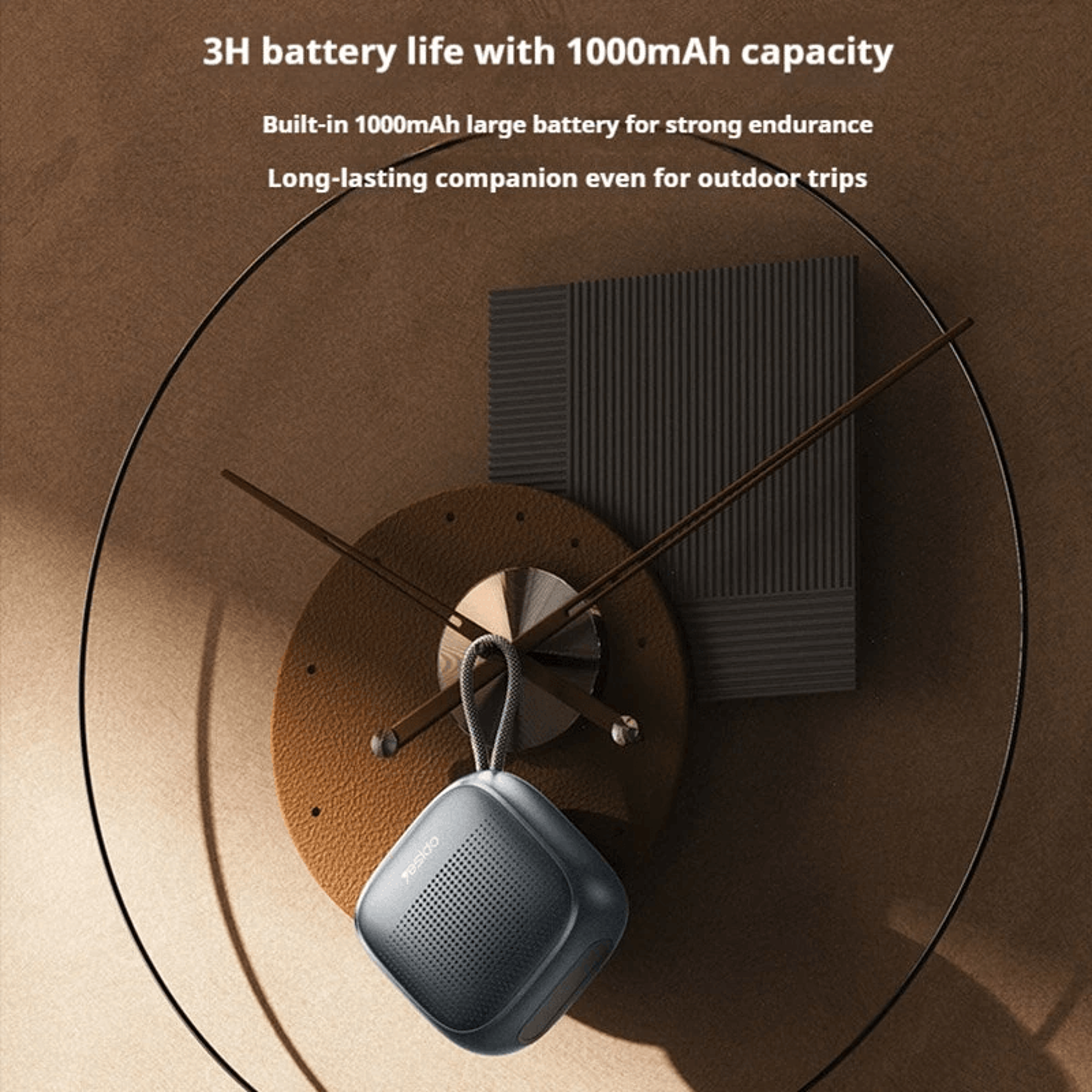 Portable Bluetooth Speaker With Deep Bass Driver TF Card And Playback 2