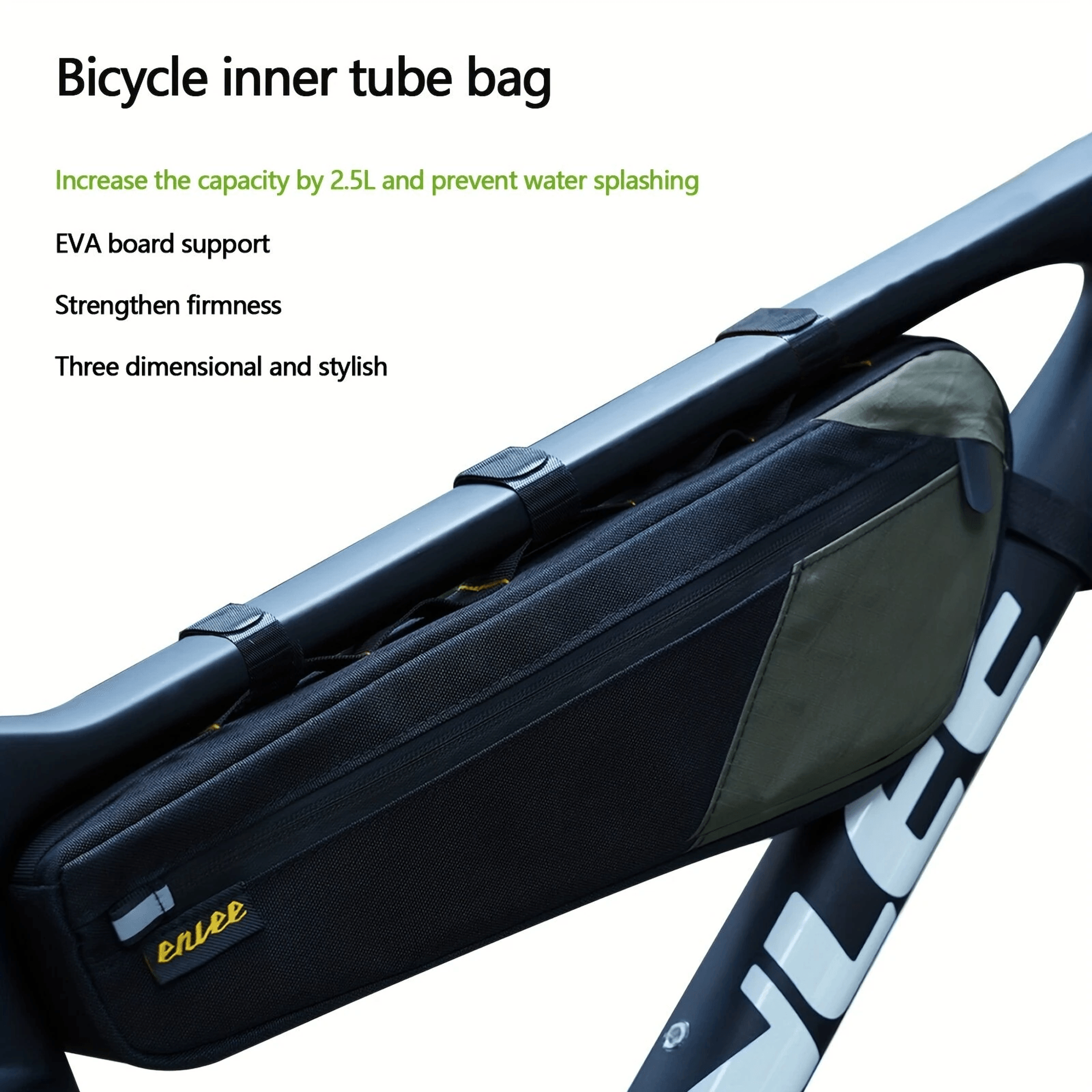 Waterproof Bike Frame Bag With Reflective Strip 2