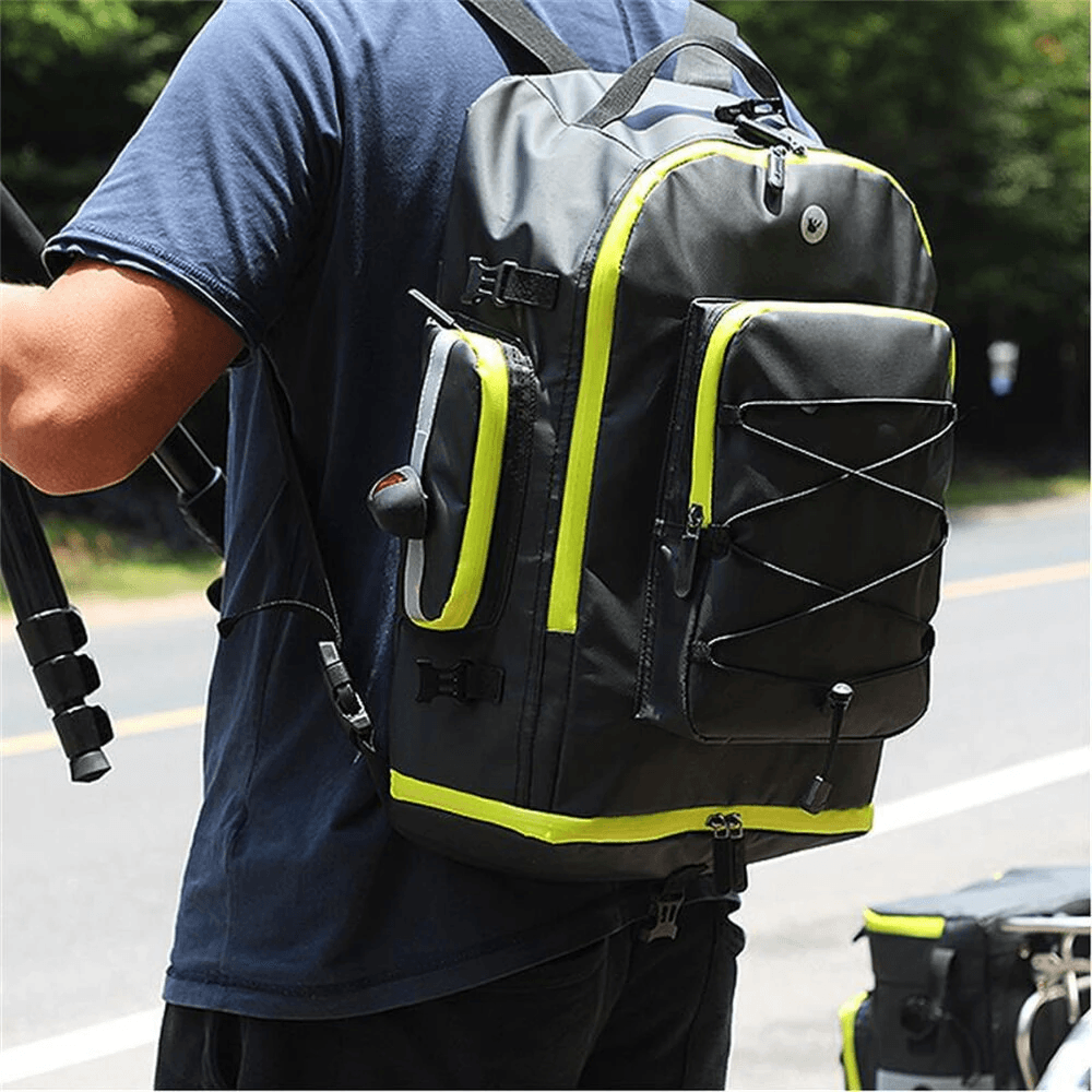 Waterproof Bike Pannier Set With Backpack 2