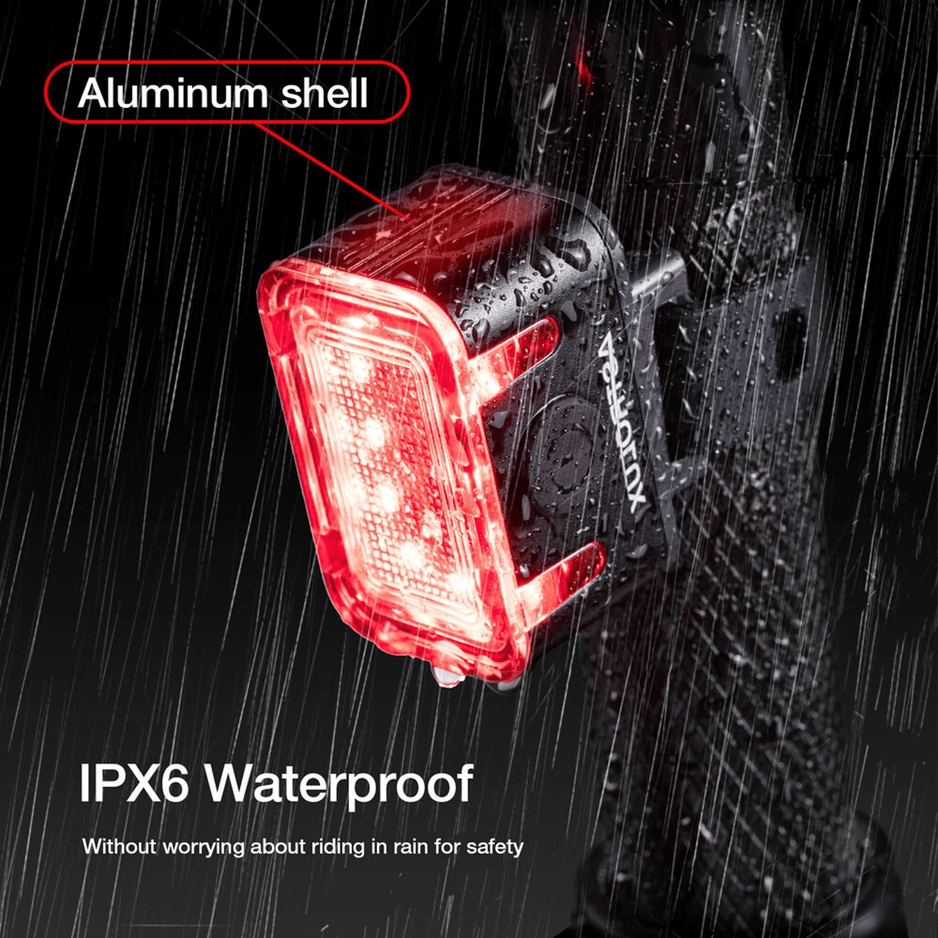 USB C Rechargeable Bike Tail Light With Lighting Modes And Waterproof Design 1