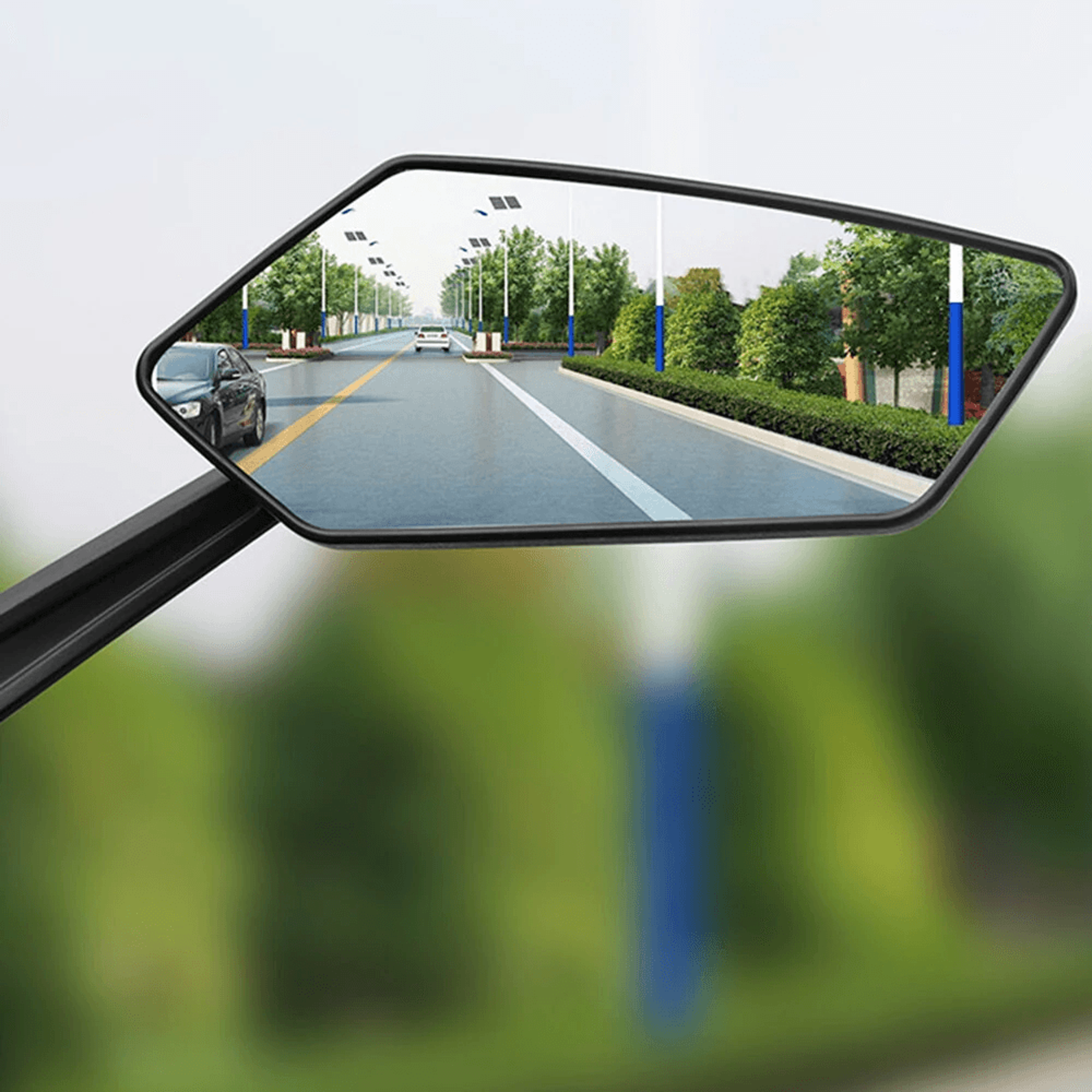 Adjustable Convex Bike Rearview Mirrors For Handlebars 1
