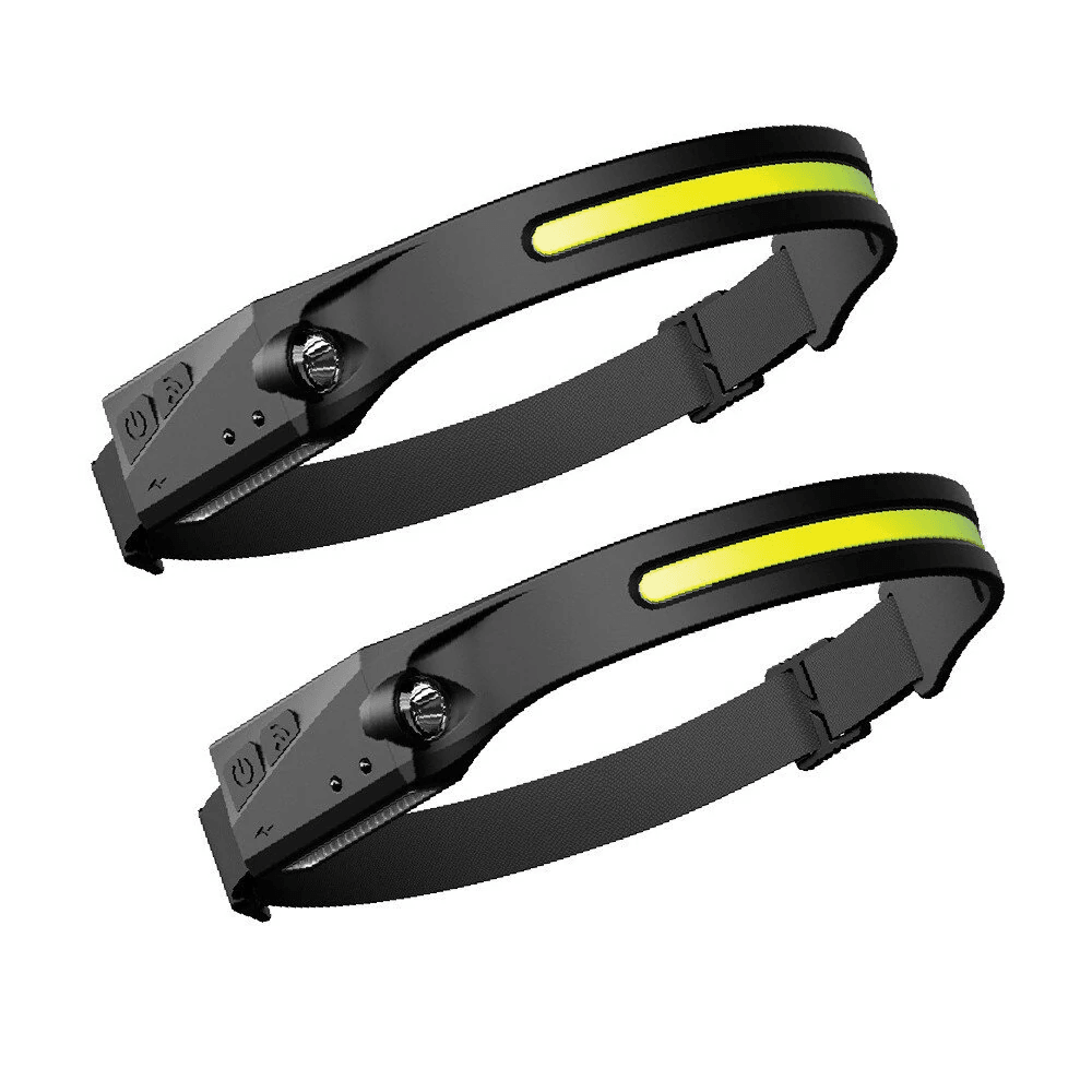 Rechargeable LED Headlamp With Wave Sensor Lumens COB XPE Light 5