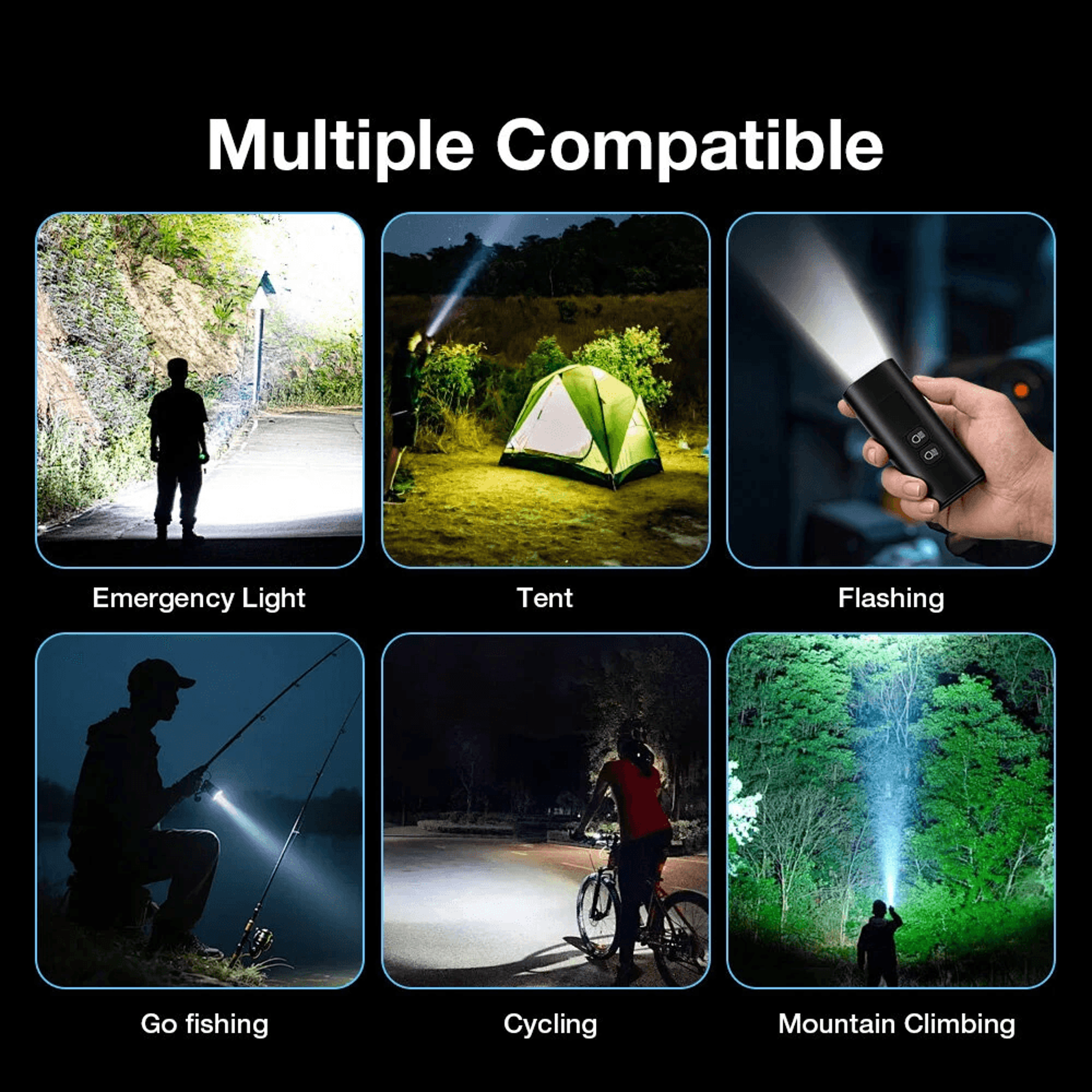 Wireless Remote Rechargeable Bike Headlight Lumen 5