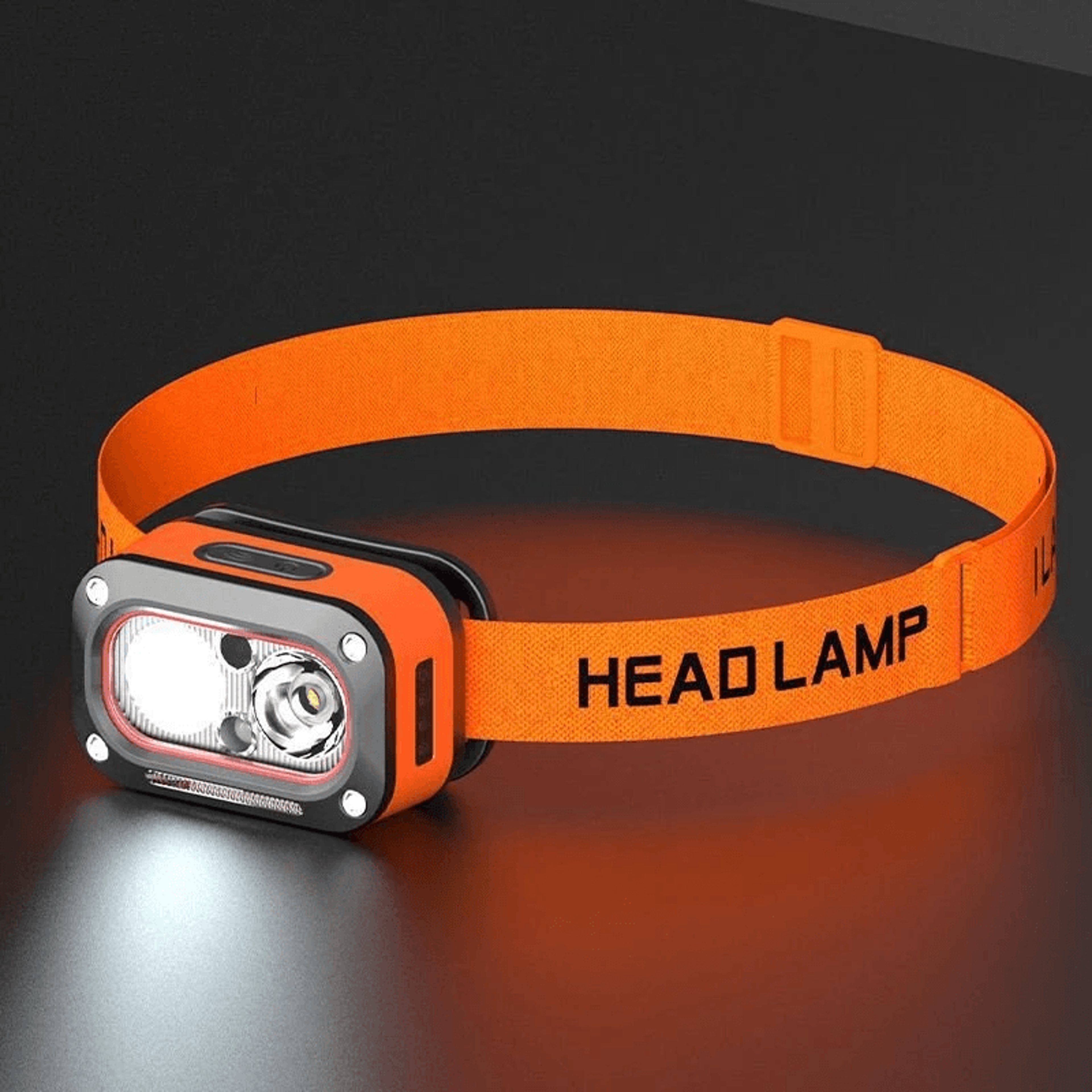 Rechargeable LED Sensor Headlamp With Light Sources And Type C Charging 4