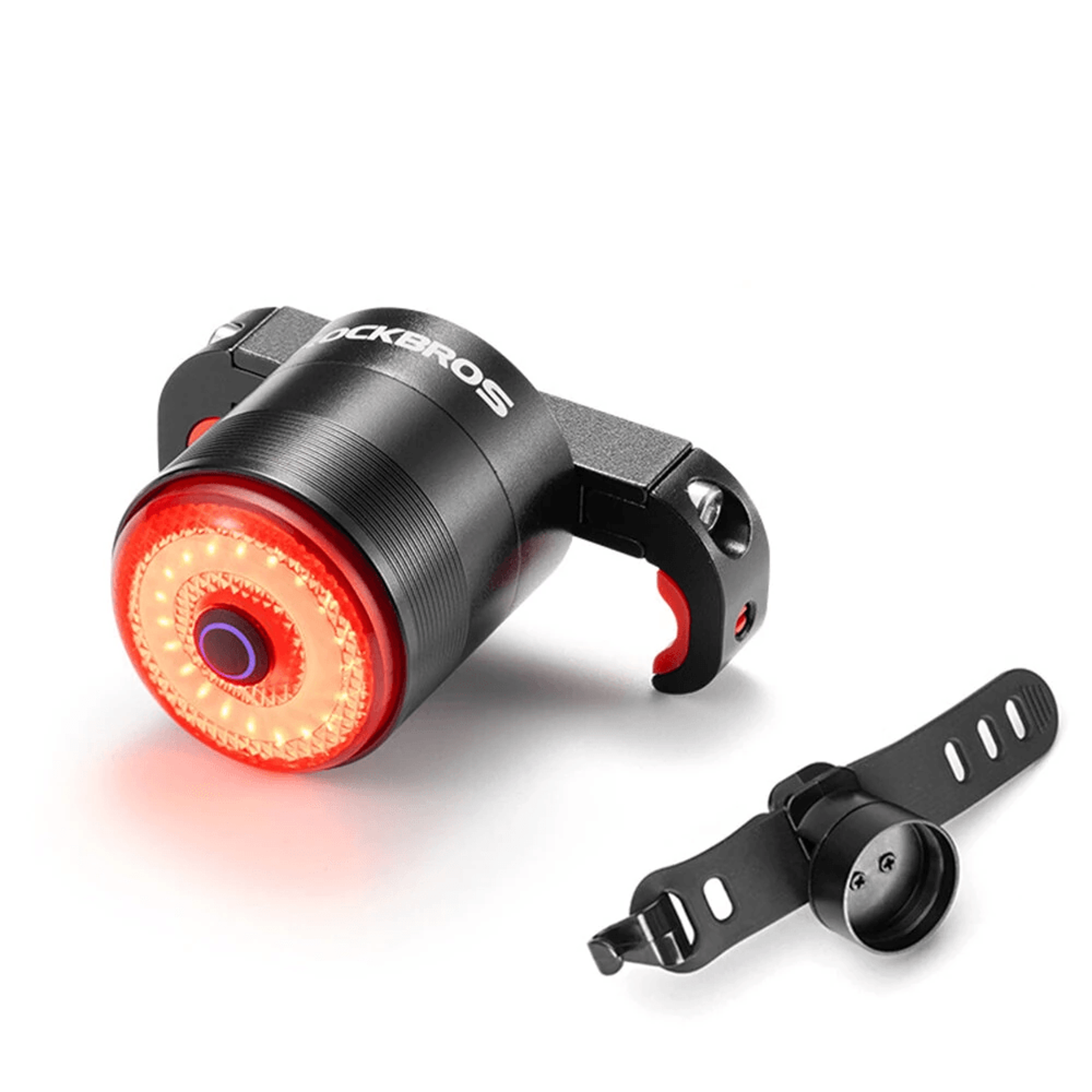 Mini Smart Bike Taillight With Brake Sensing Type C Charging And Light Modes 0