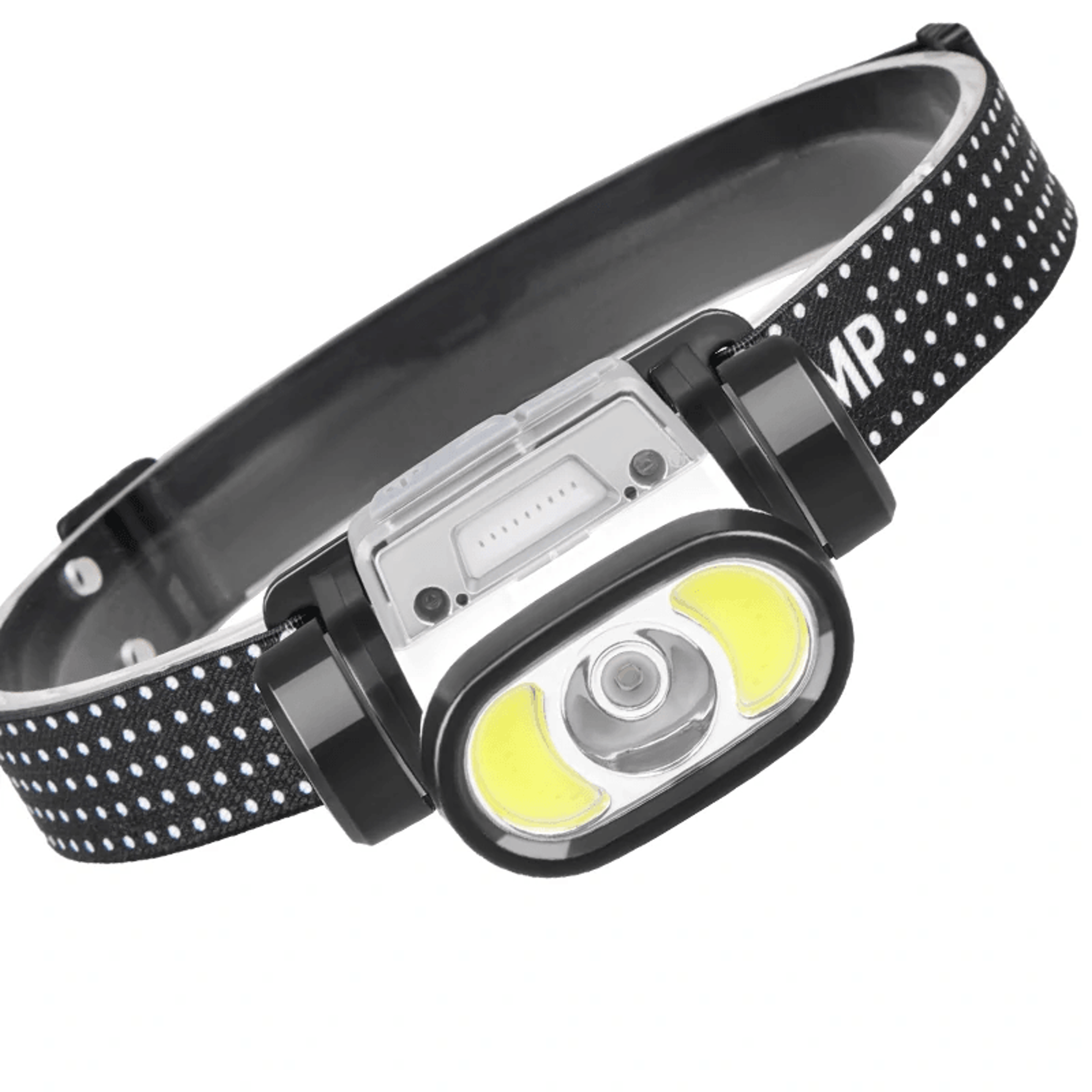 Rechargeable LED Headlamp With Wave Sensor Lumens Lighting Modes 0