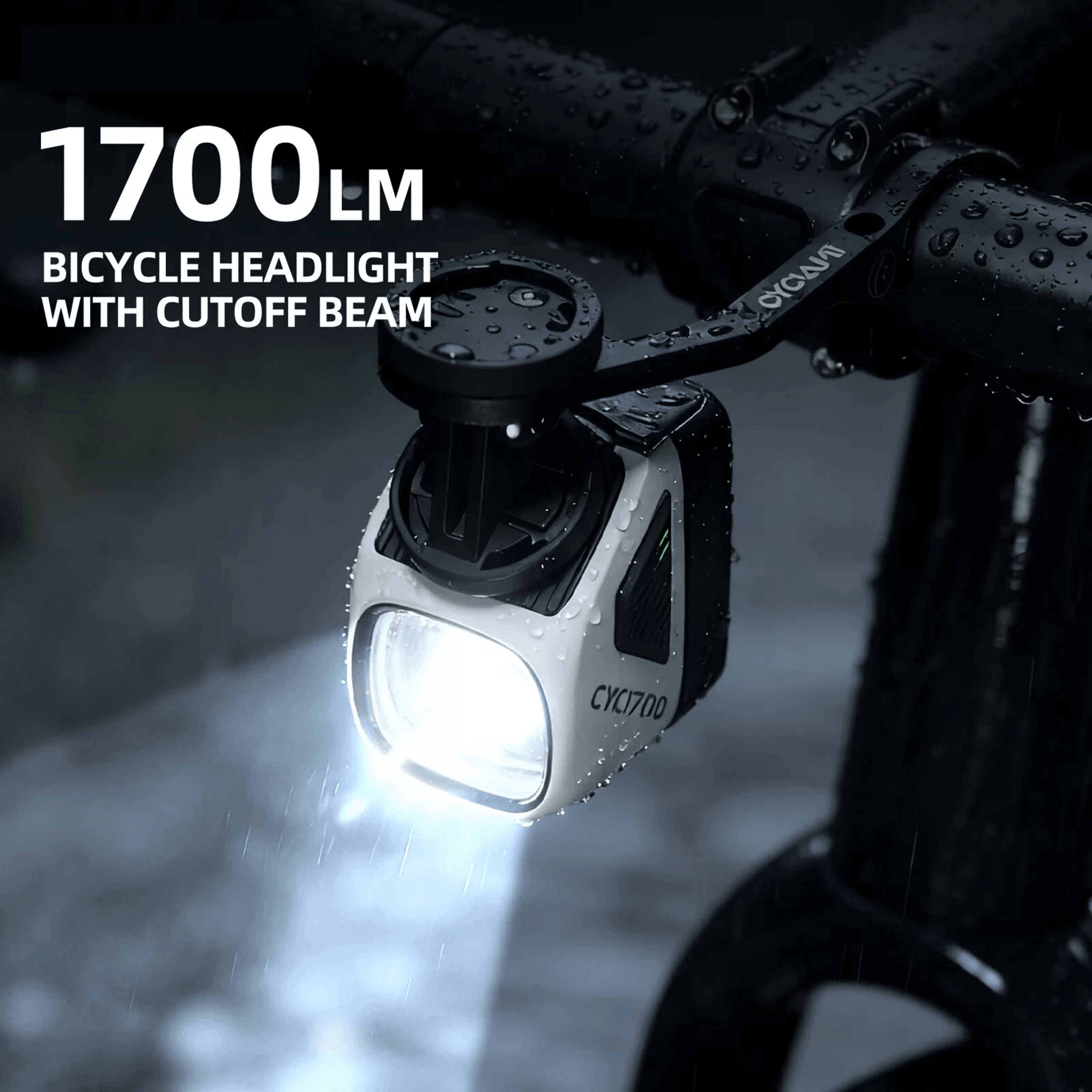 Lumen Wireless Remote Control Bike Headlight With Type C Charging 1