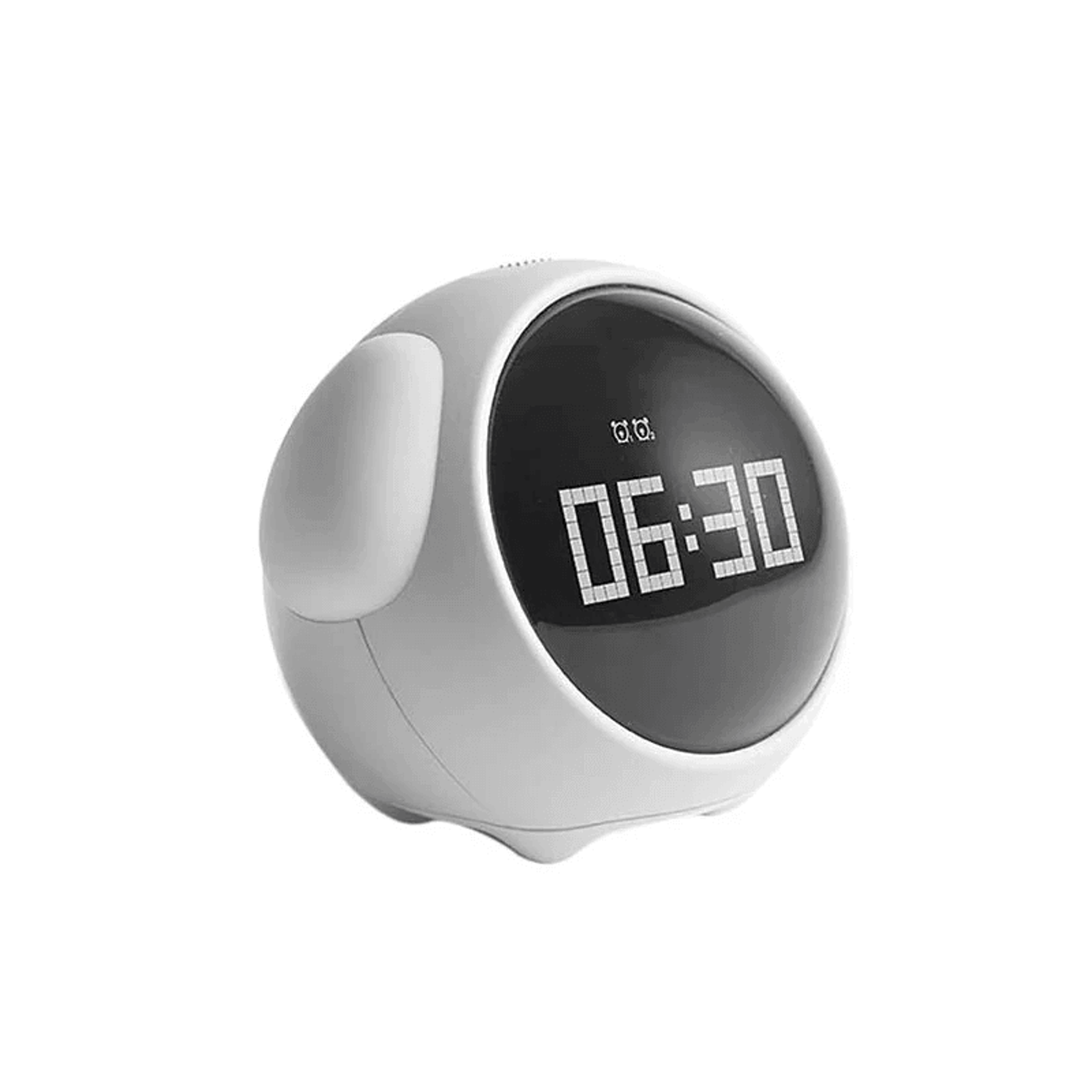 Rechargeable Voice Activated Alarm Clock With LED Night Light And Temperature Display 9