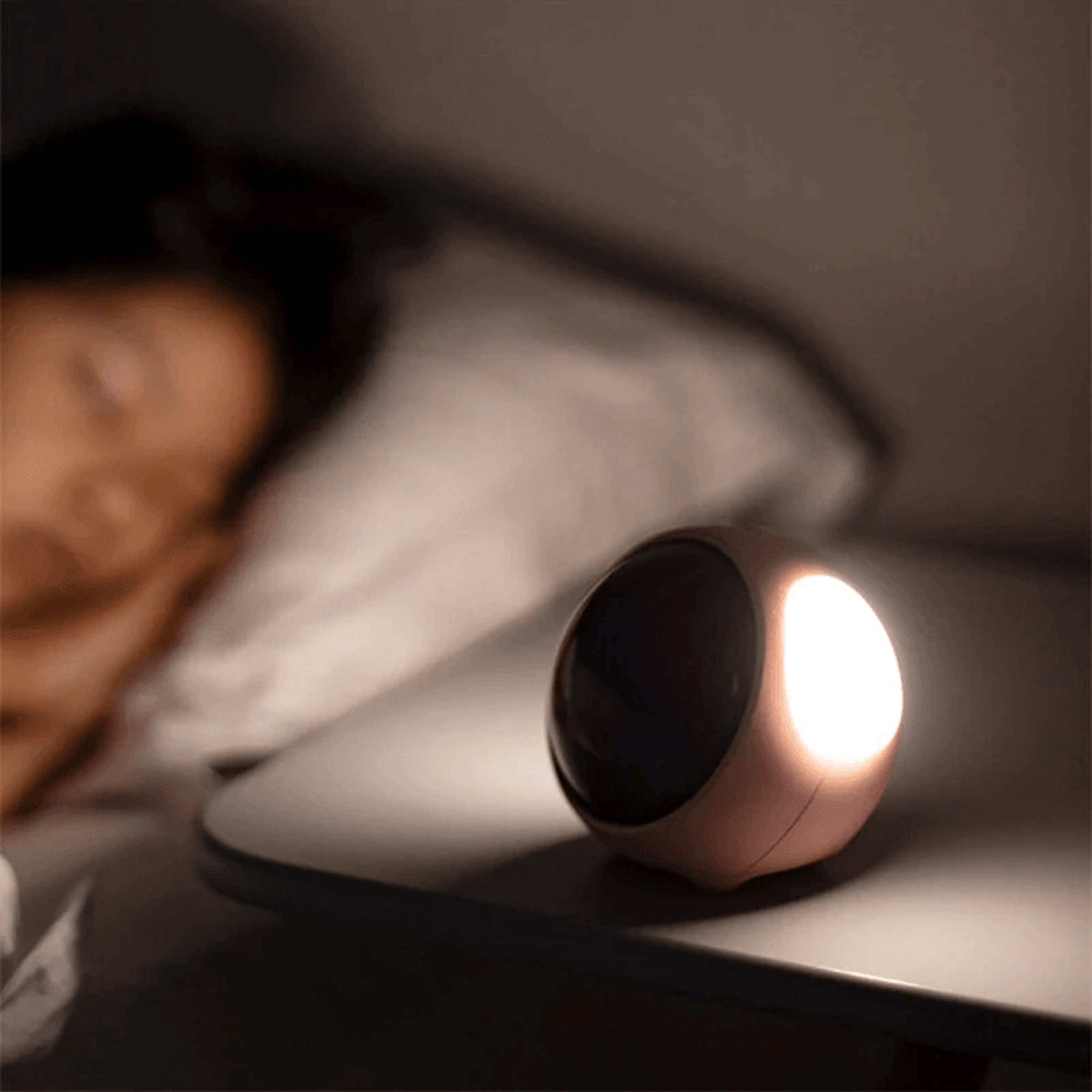 Rechargeable Voice Activated Alarm Clock With LED Night Light And Temperature Display 3