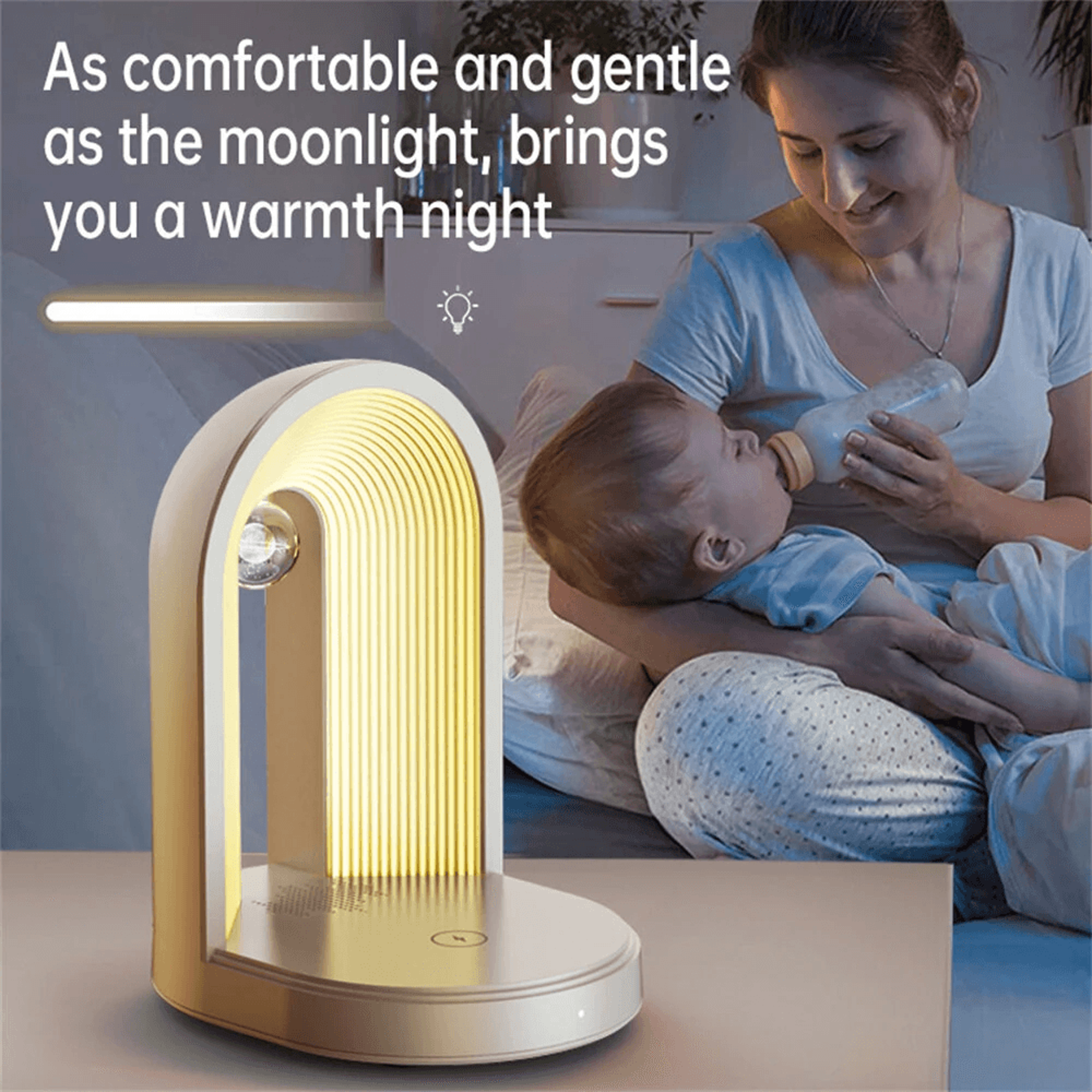 Wireless Charging Night Light With Bluetooth Speaker 1