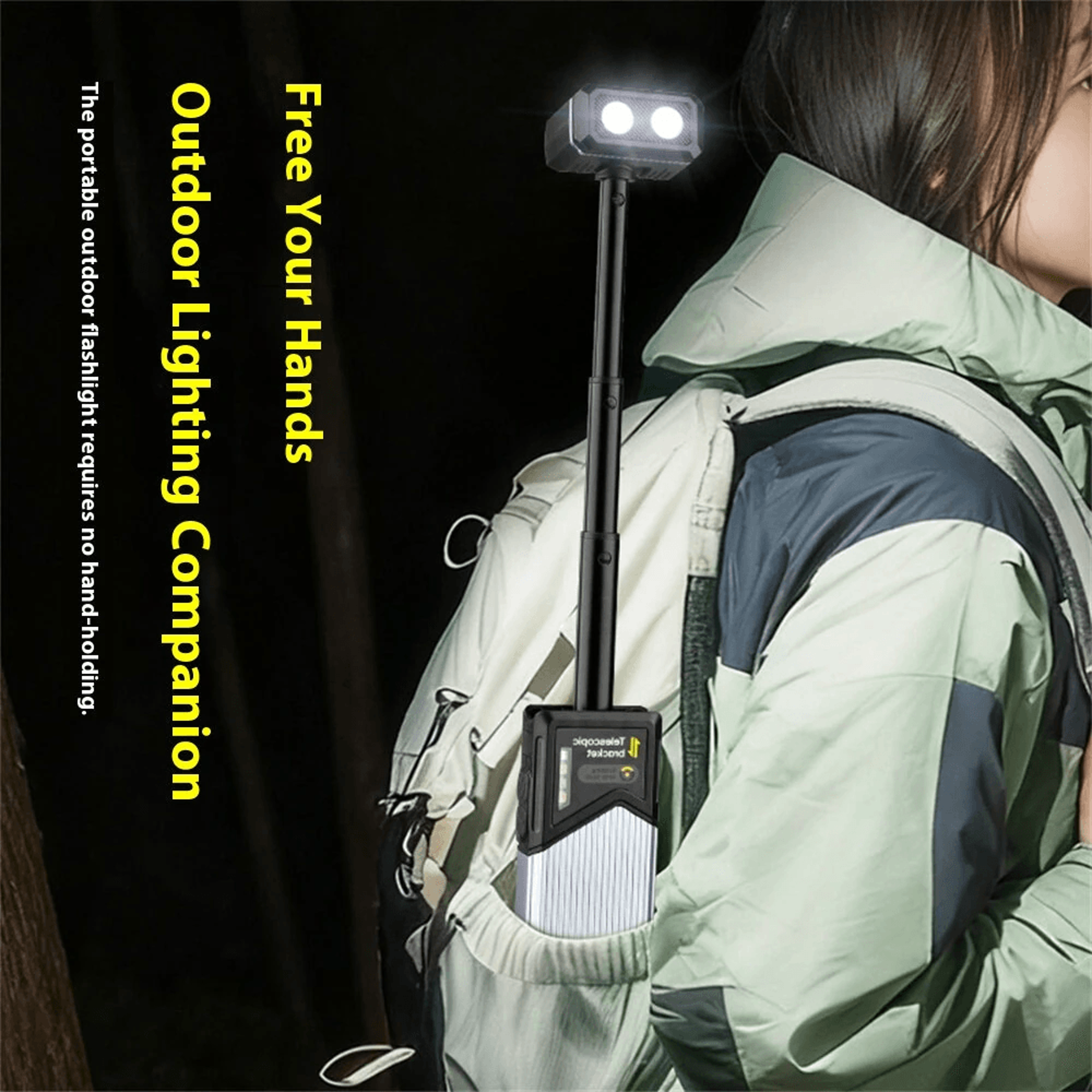 Rotatable Rechargeable LED Work Light With Folding Handheld Design 2