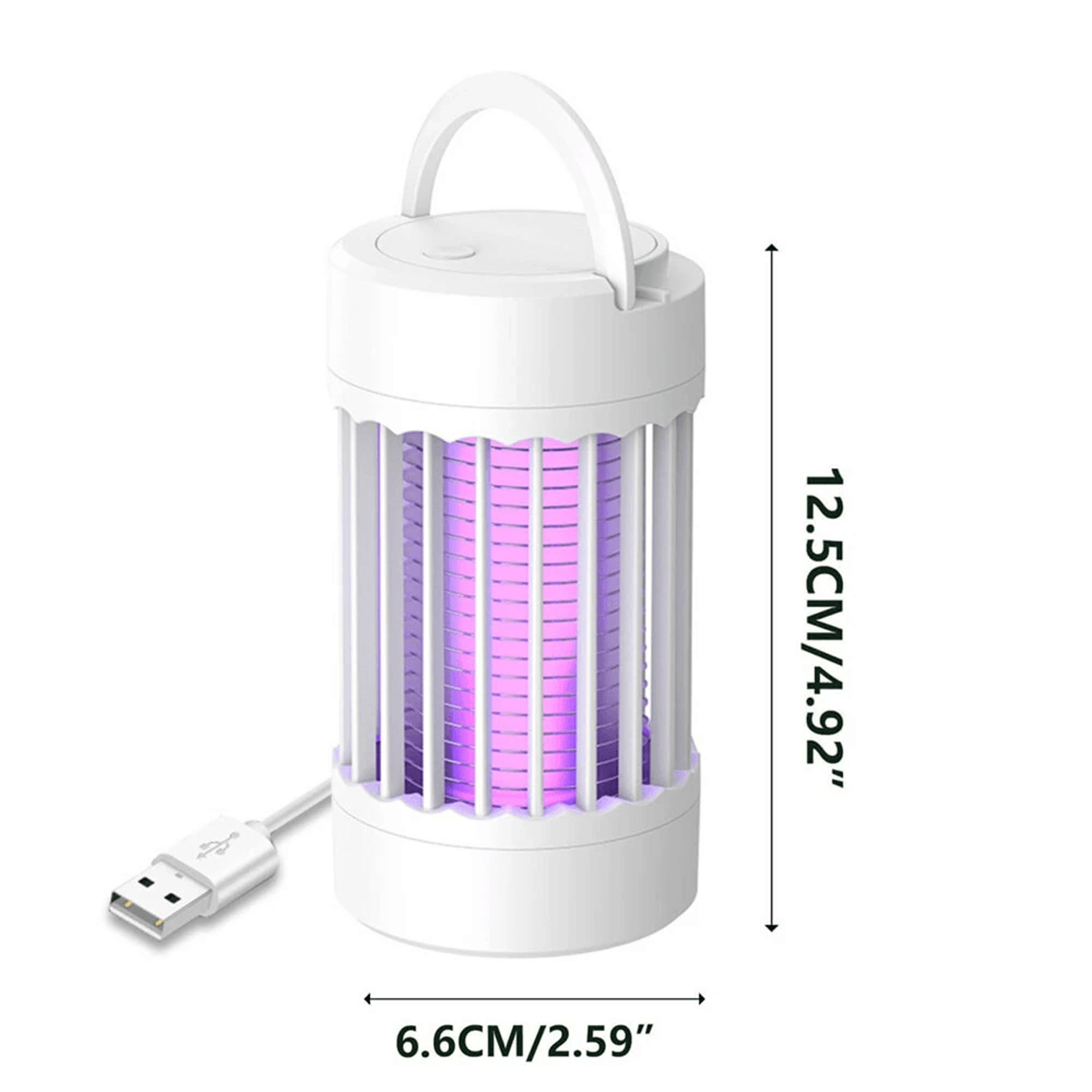 Portable USB Rechargeable Mosquito Zapper Night Light 7