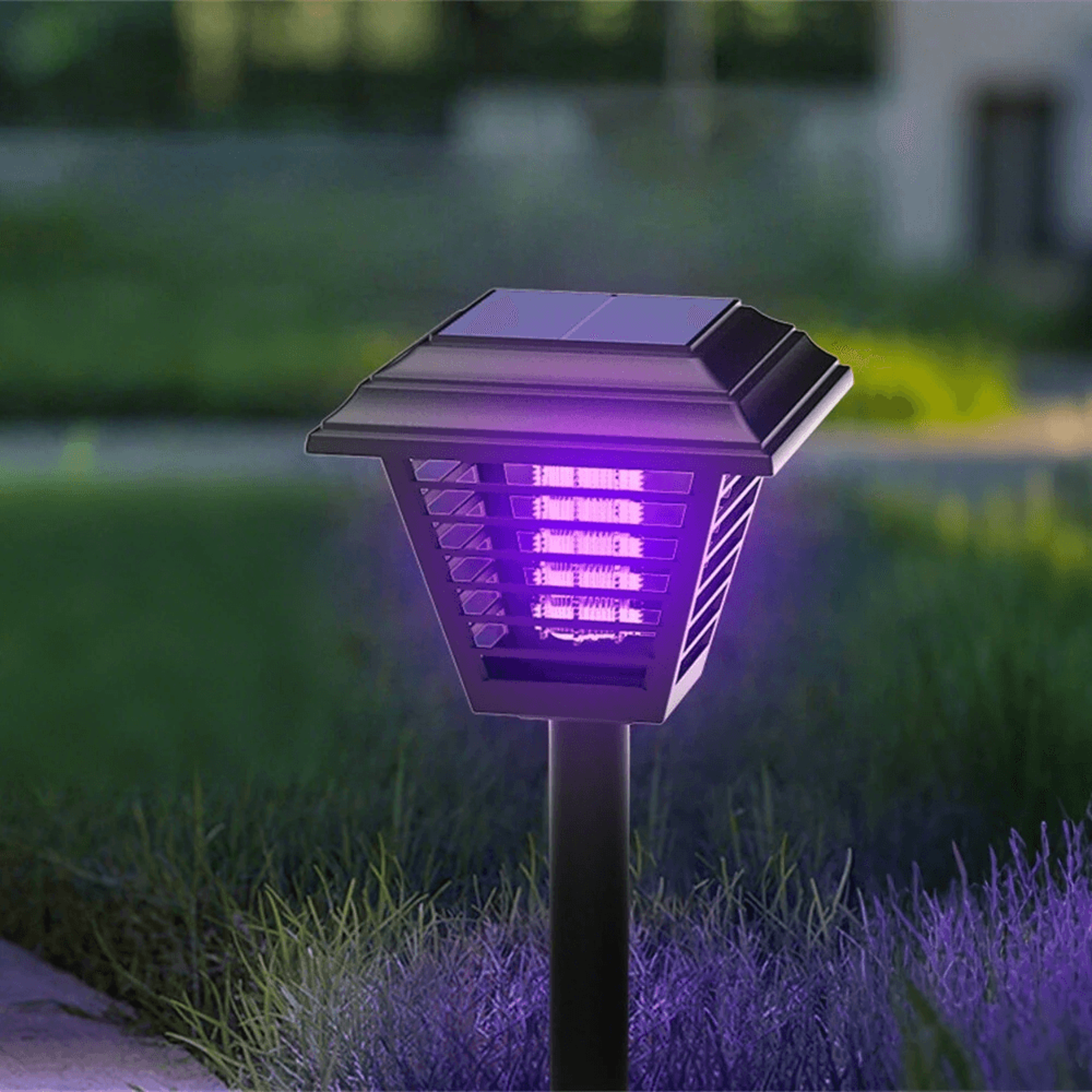 Solar Mosquito Zapper Light With Outdoor LED Lighting And Waterproof Design 1