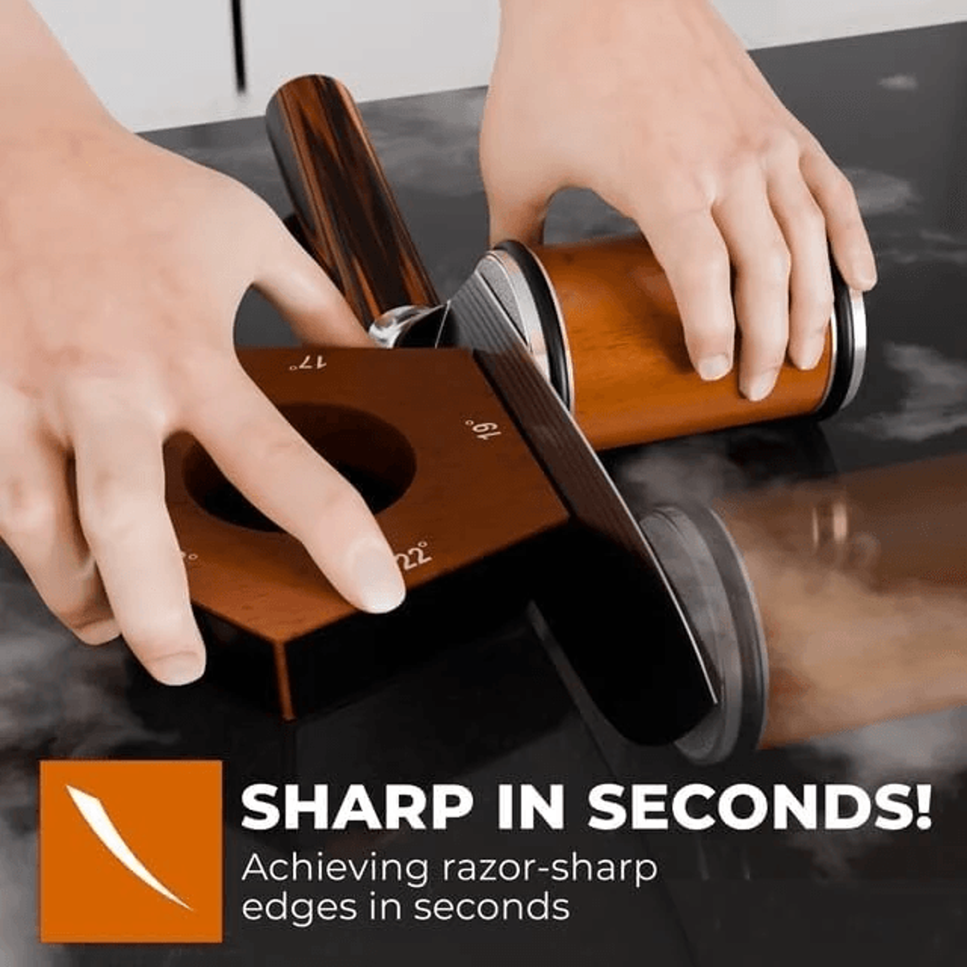 Five Sided Magnetic Knife Sharpener With Multi Angle Base 6
