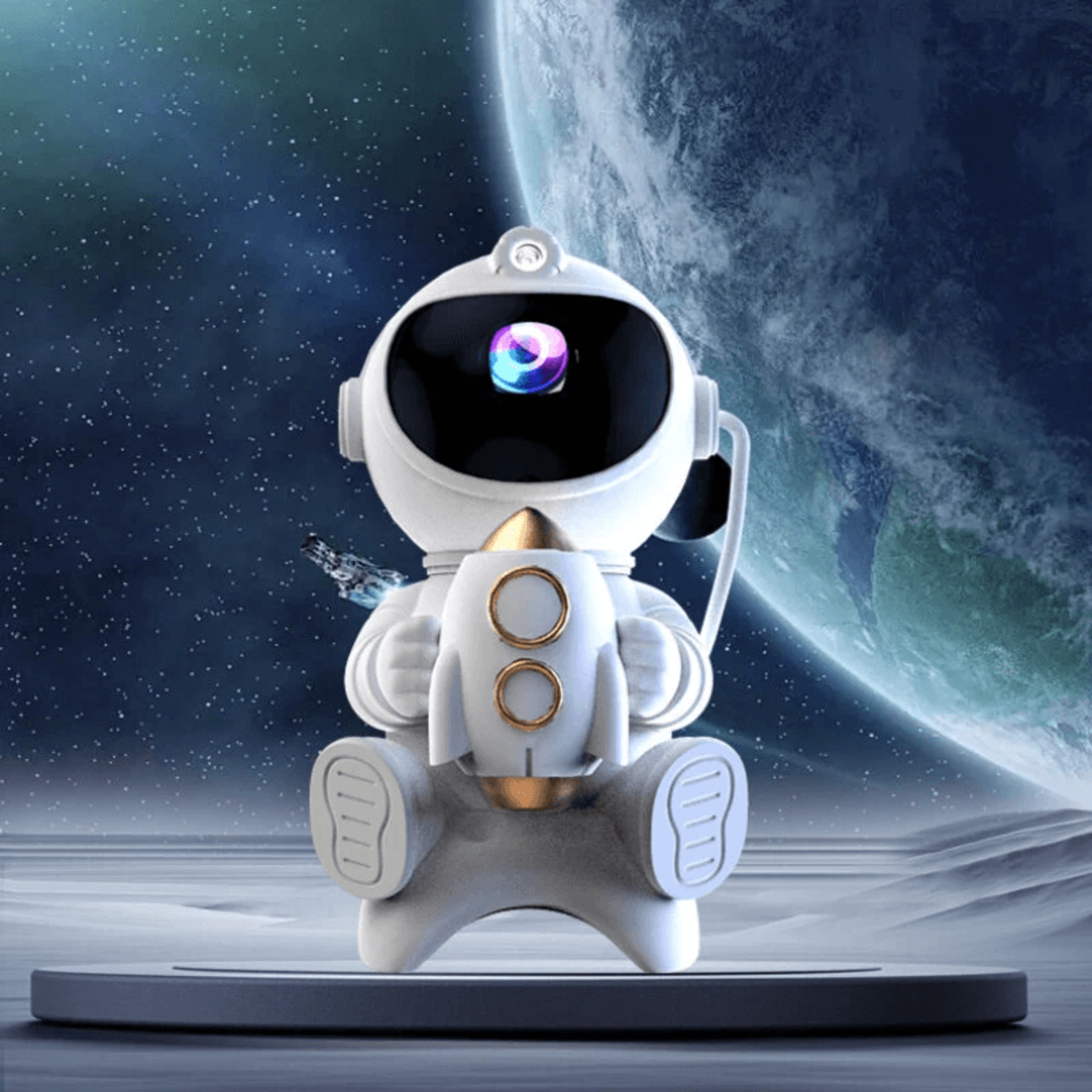 LED Astronaut Star Projector With Bluetooth Speaker And Remote Control 6