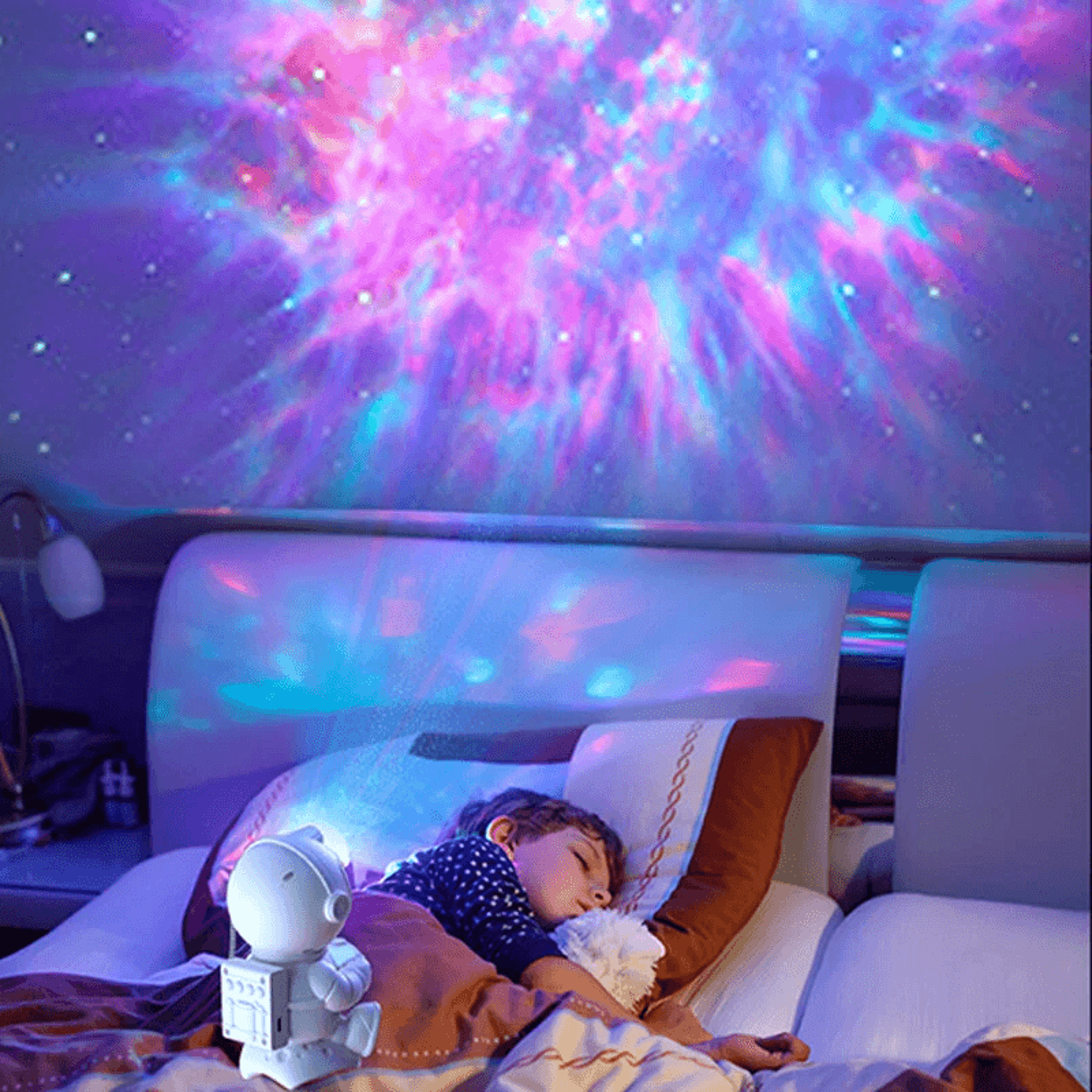 LED Astronaut Star Projector With Bluetooth Speaker And Remote Control 4