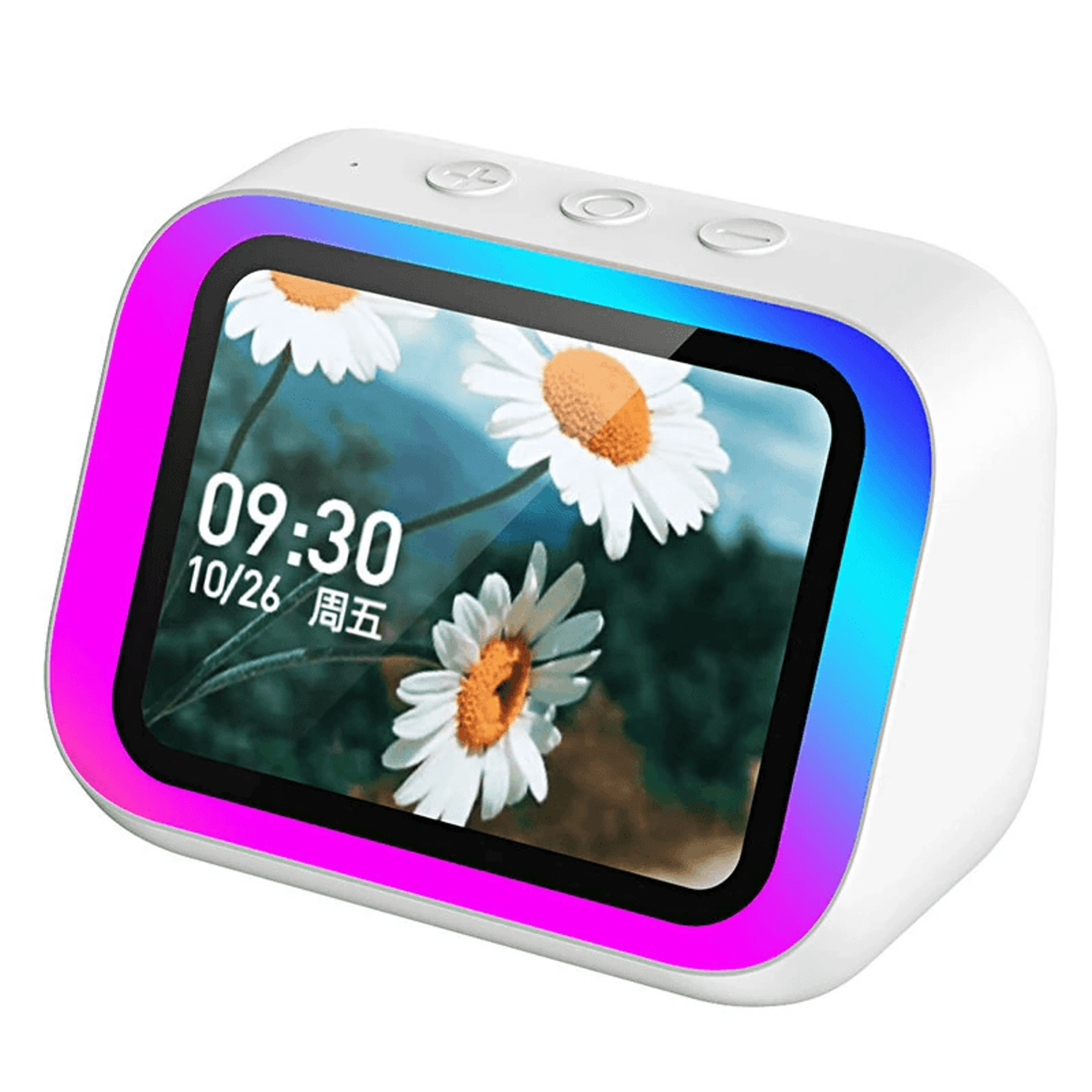 Smart Bluetooth Speaker With Display RGB Lights And Voice Assistant 8