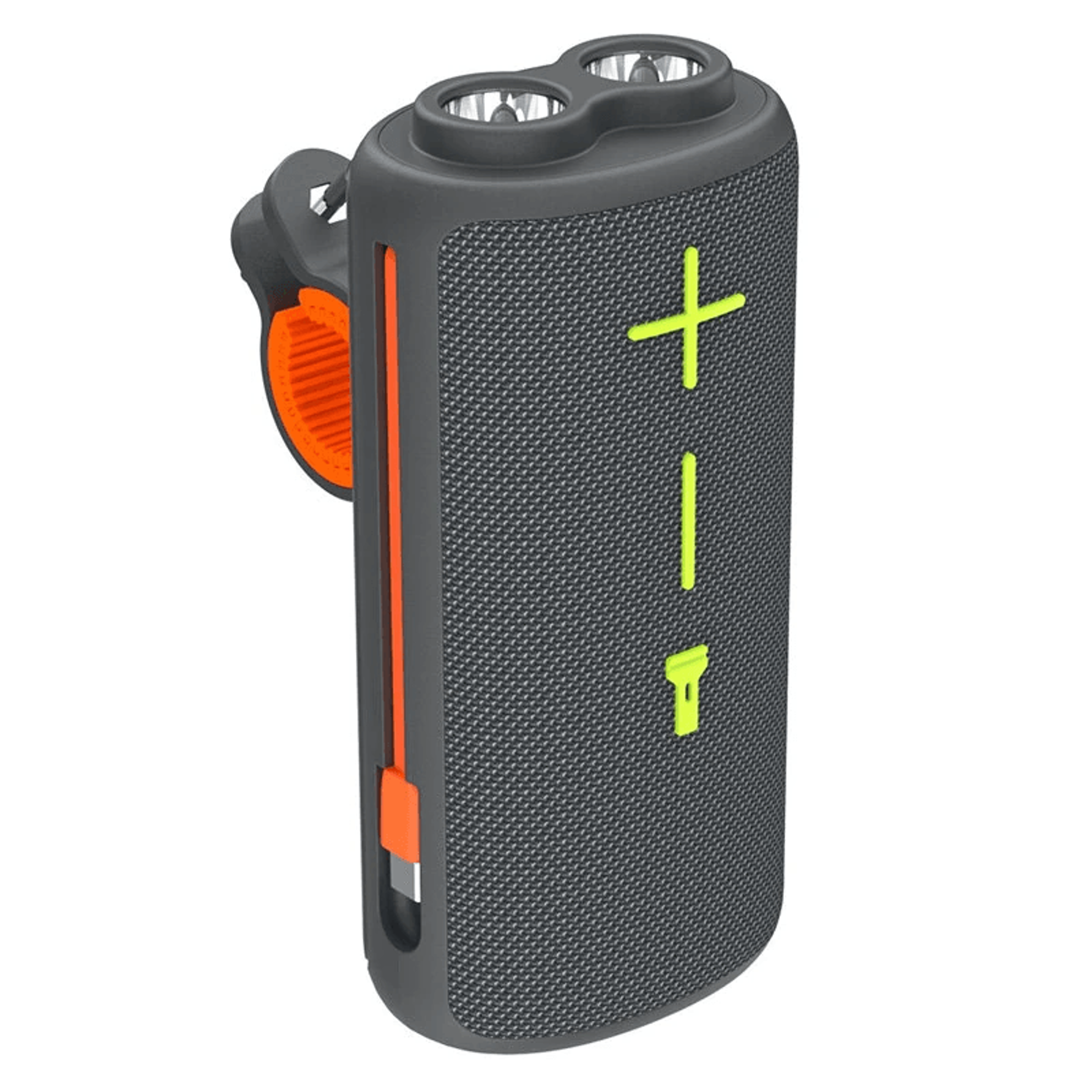 Portable Bluetooth Cycling Speaker With Dual Flashlights And Power Bank 9