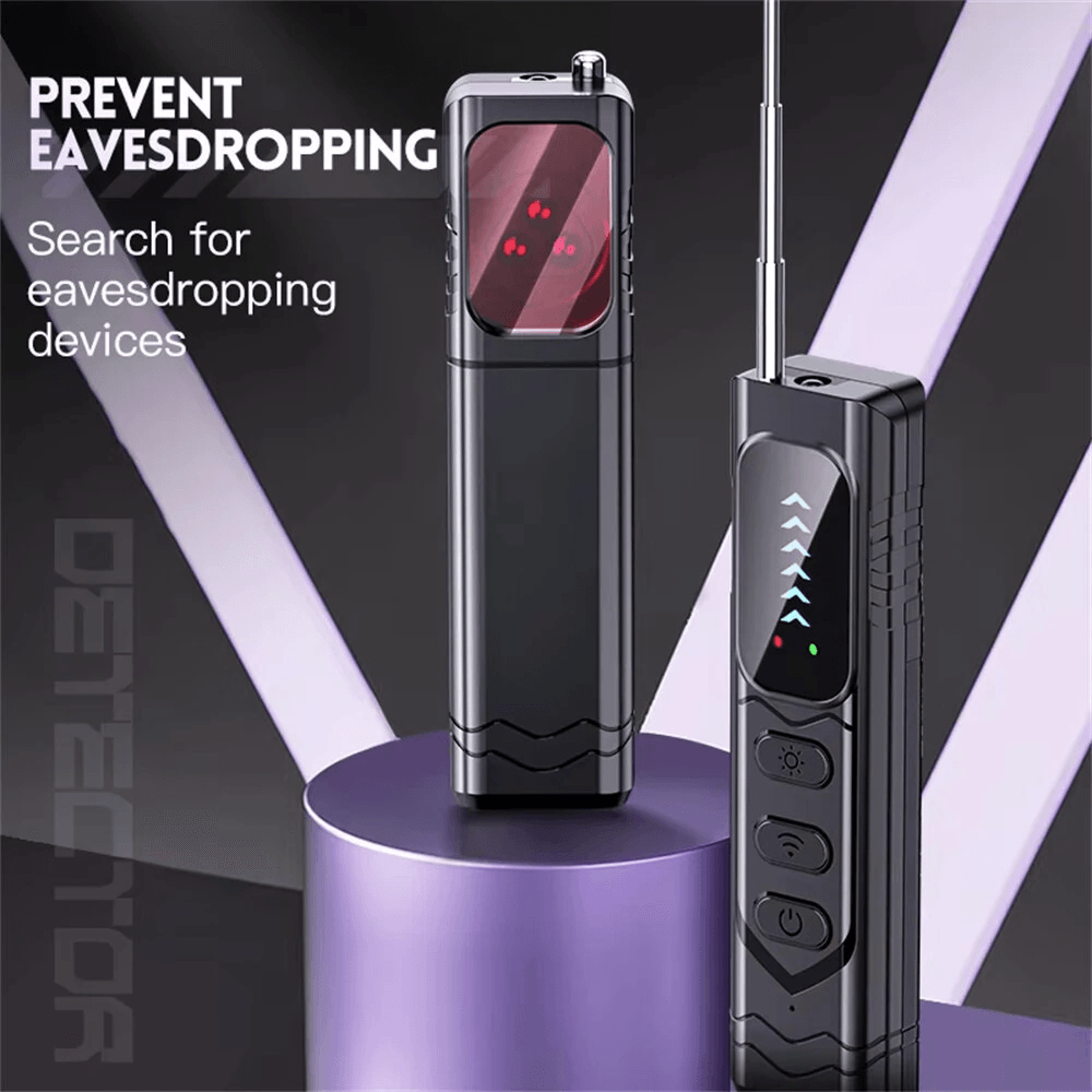 Wireless Signal And Hidden Camera Detector With Infrared Scanner And Level Sensitivity 4