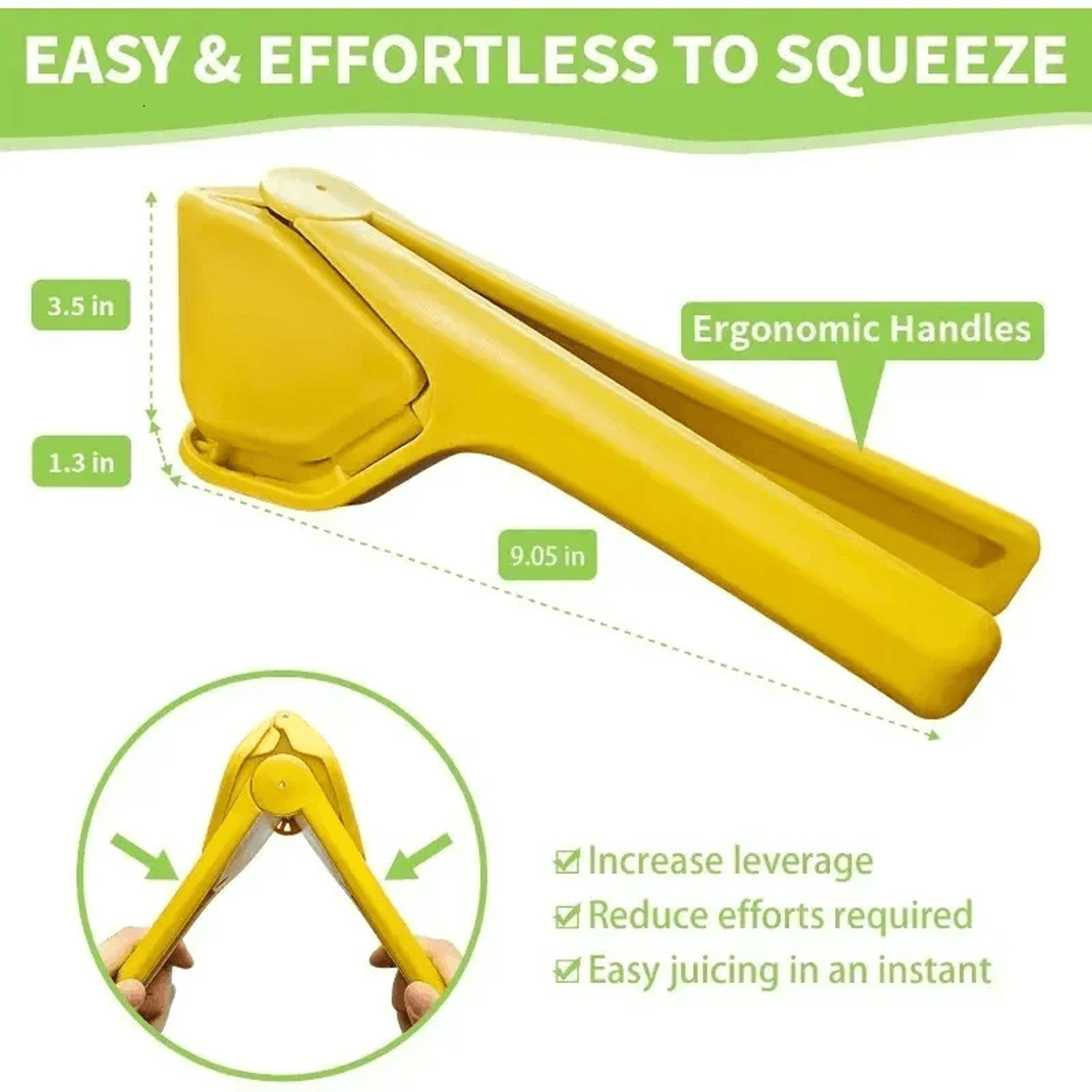 Manual Lemon Juicer Ceramic Handheld Citrus Squeezer For Fresh Lemon Juice 4