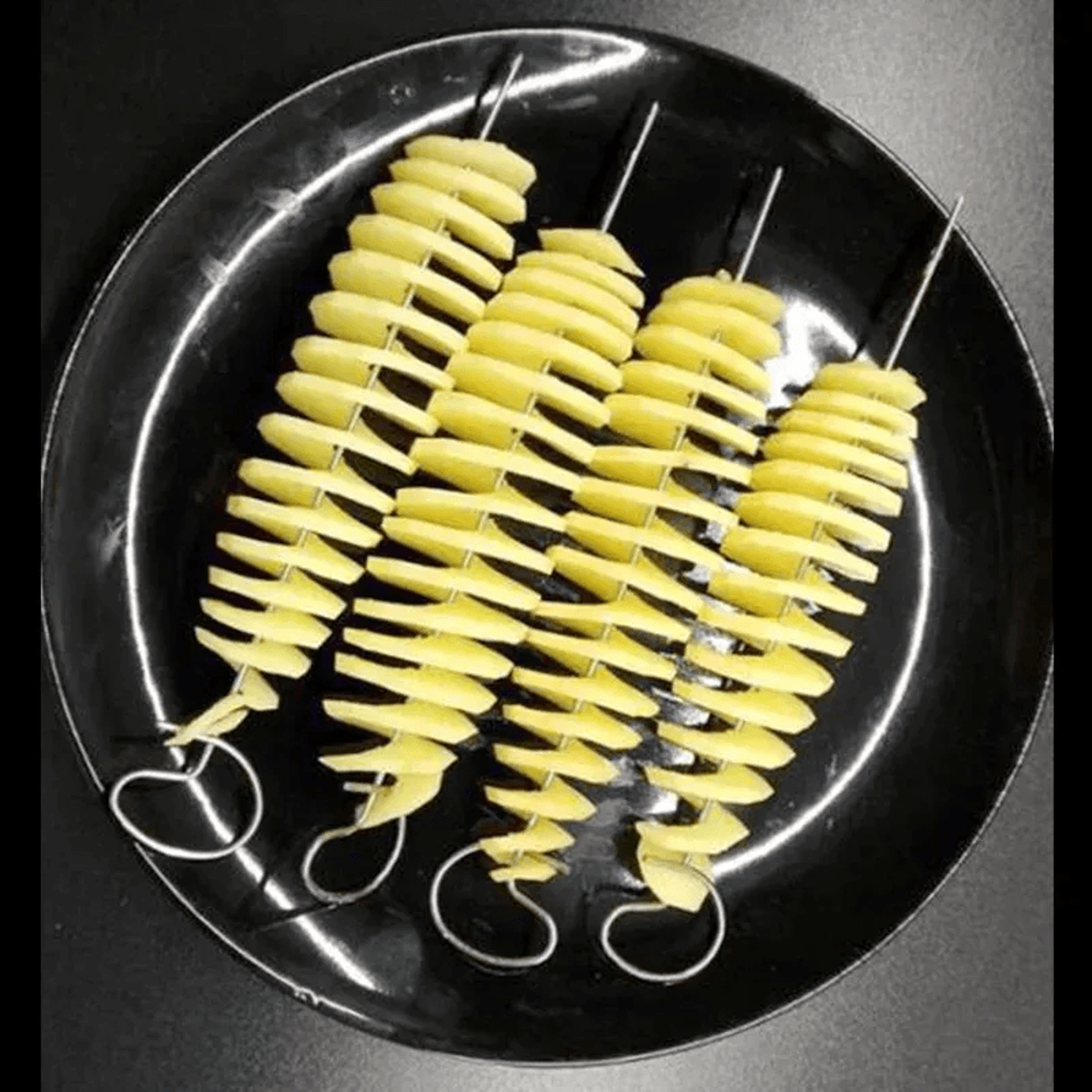 Potato Spiral Cutter Machine Automatic Vegetable Slicer For Creative Kitchen Snacks 4