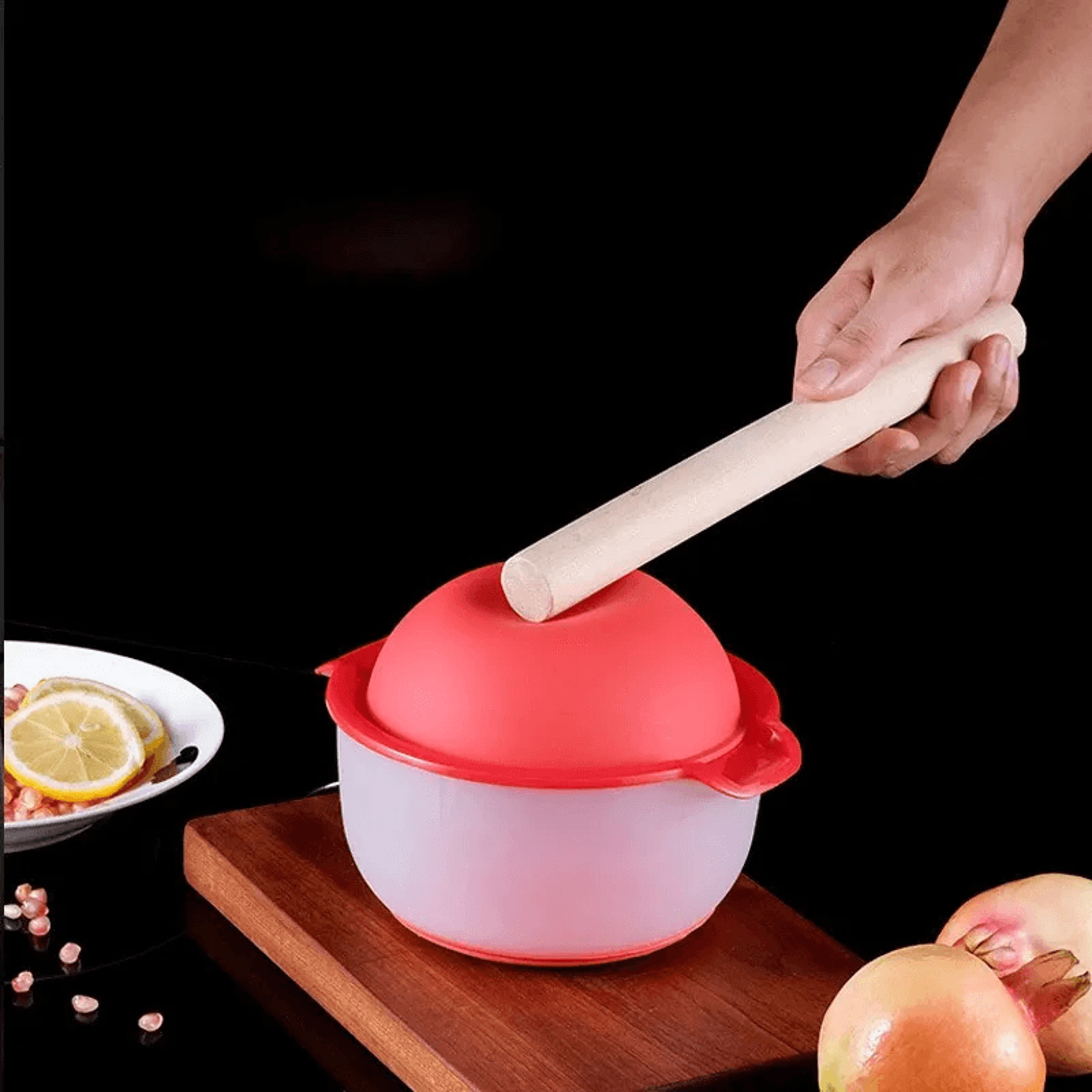 Pomegranate Seed Remover Bowl With Non Slip Base For Easy Fruit Preparation 4