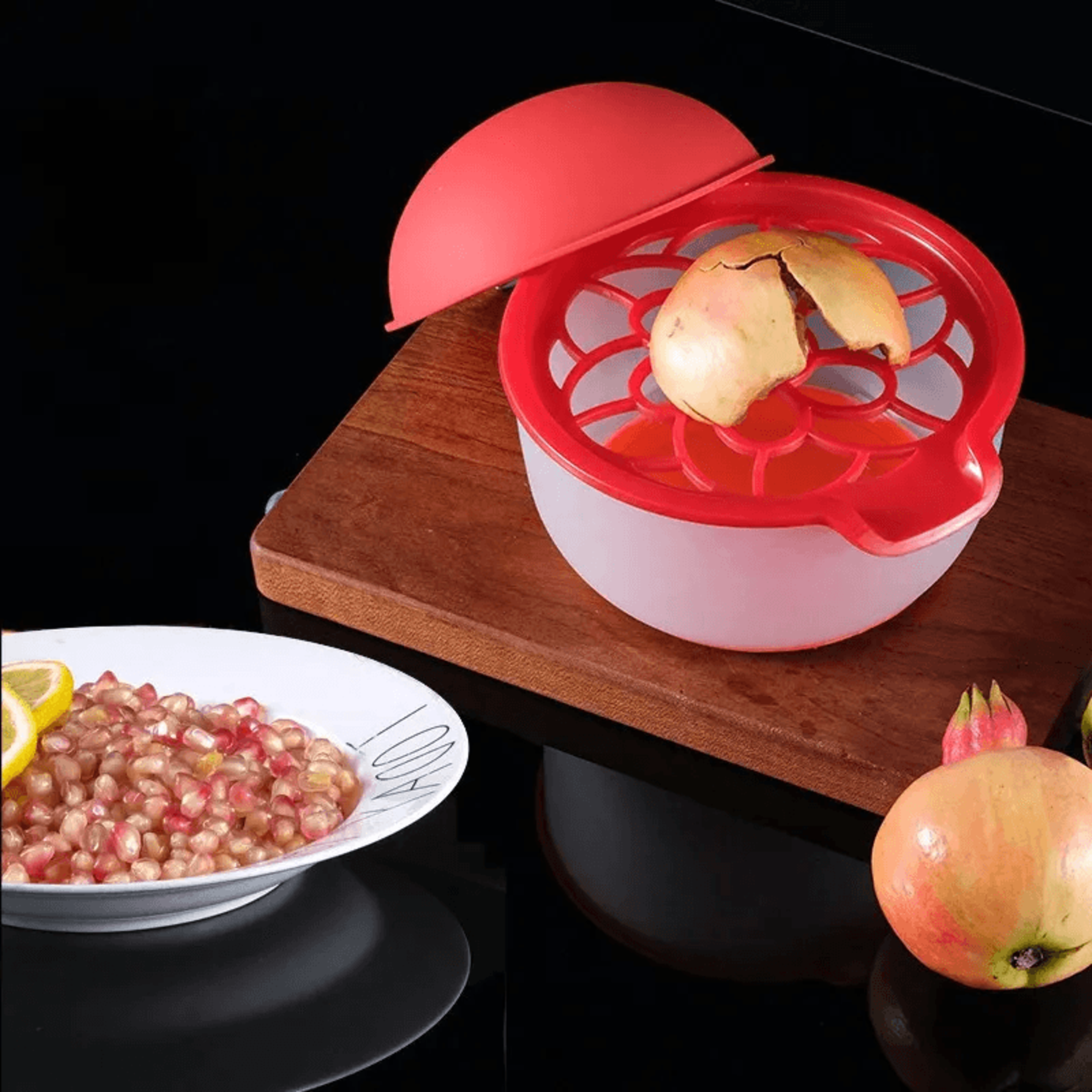 Pomegranate Seed Remover Bowl With Non Slip Base For Easy Fruit Preparation 1