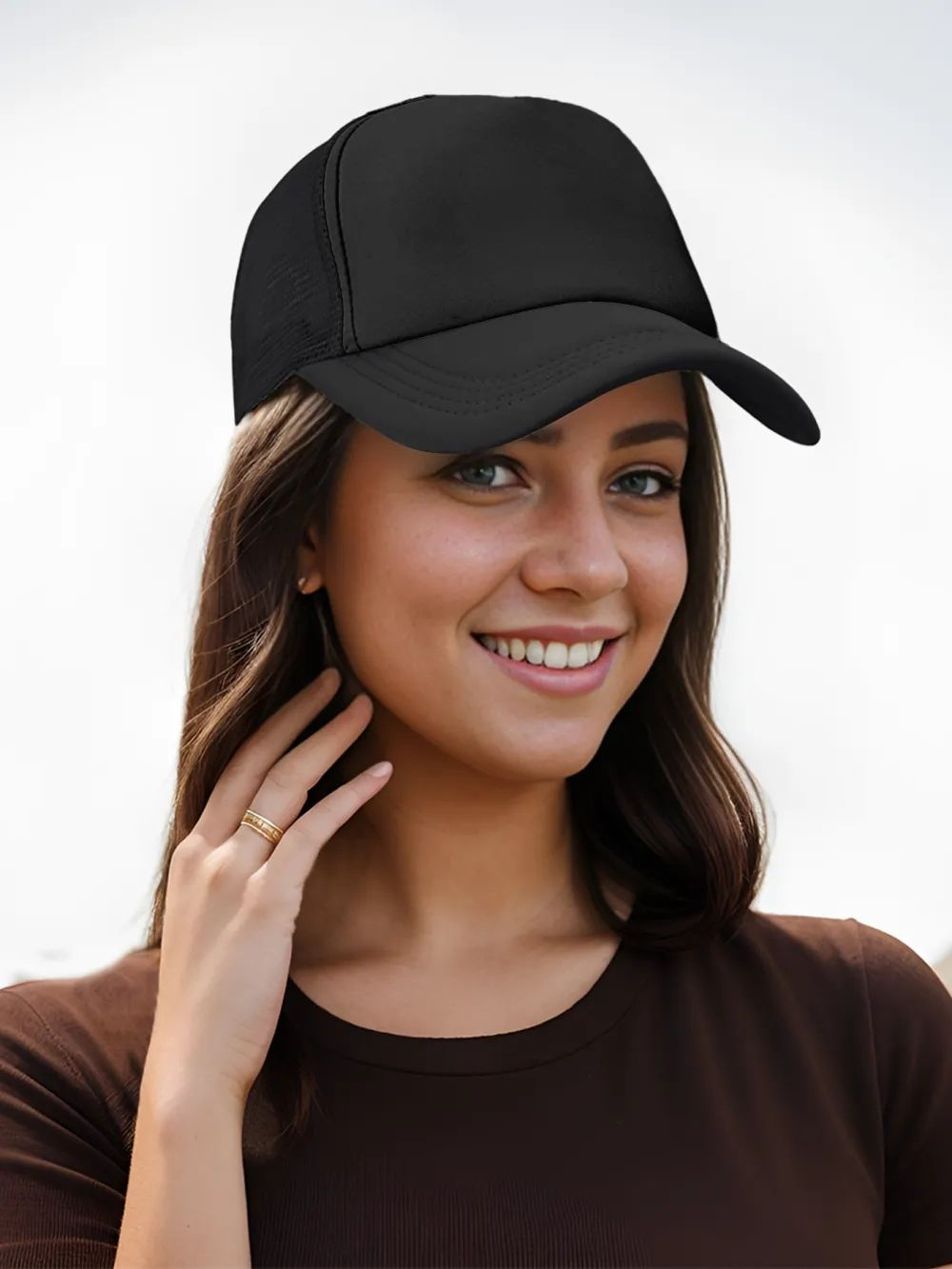 Breathable Mesh Baseball Cap With Adjustable Strap For Sports And Outdoor Wear 0