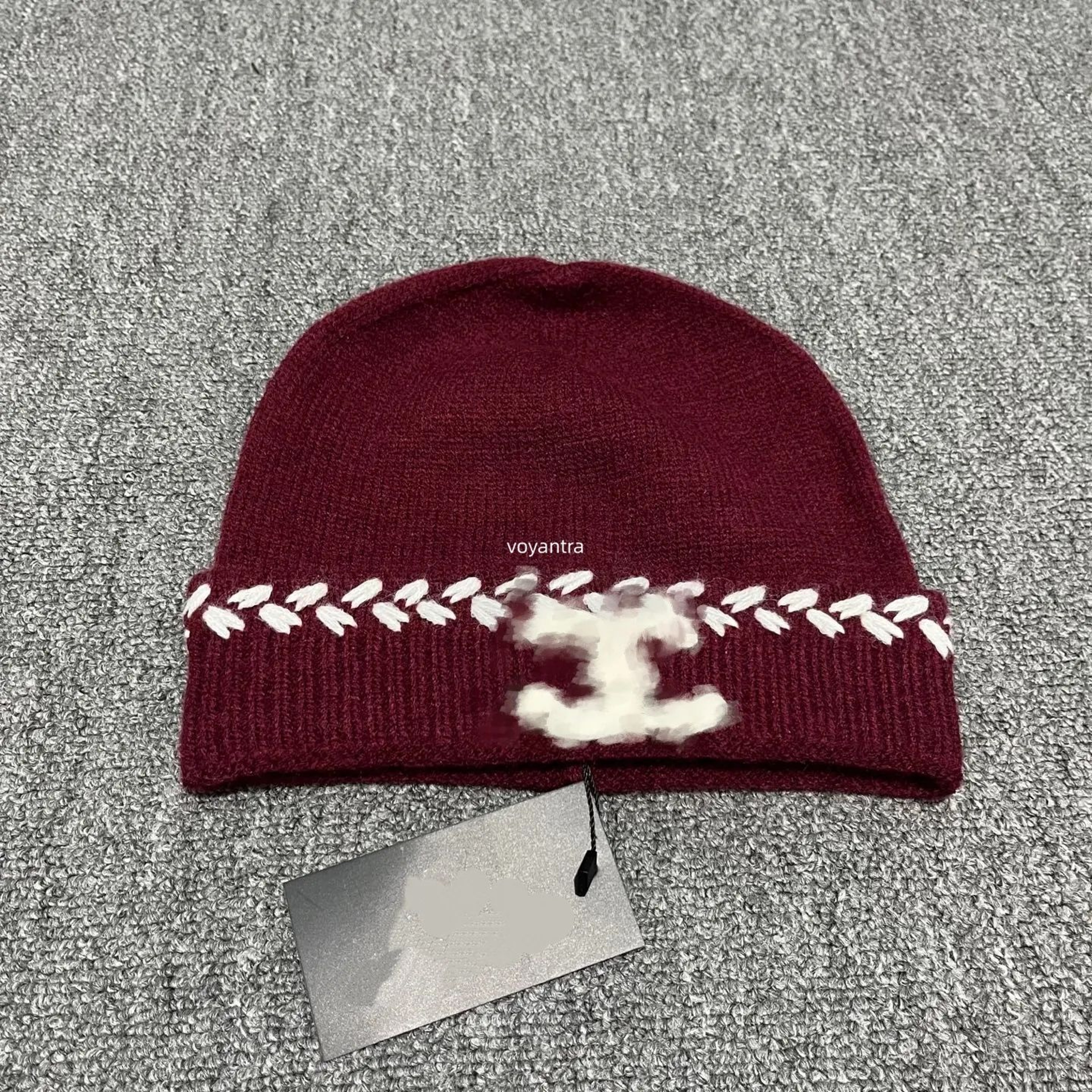 Classic Black Wool Knit Beanie Hat For Men And Women Warm Winter Skull Cap 5