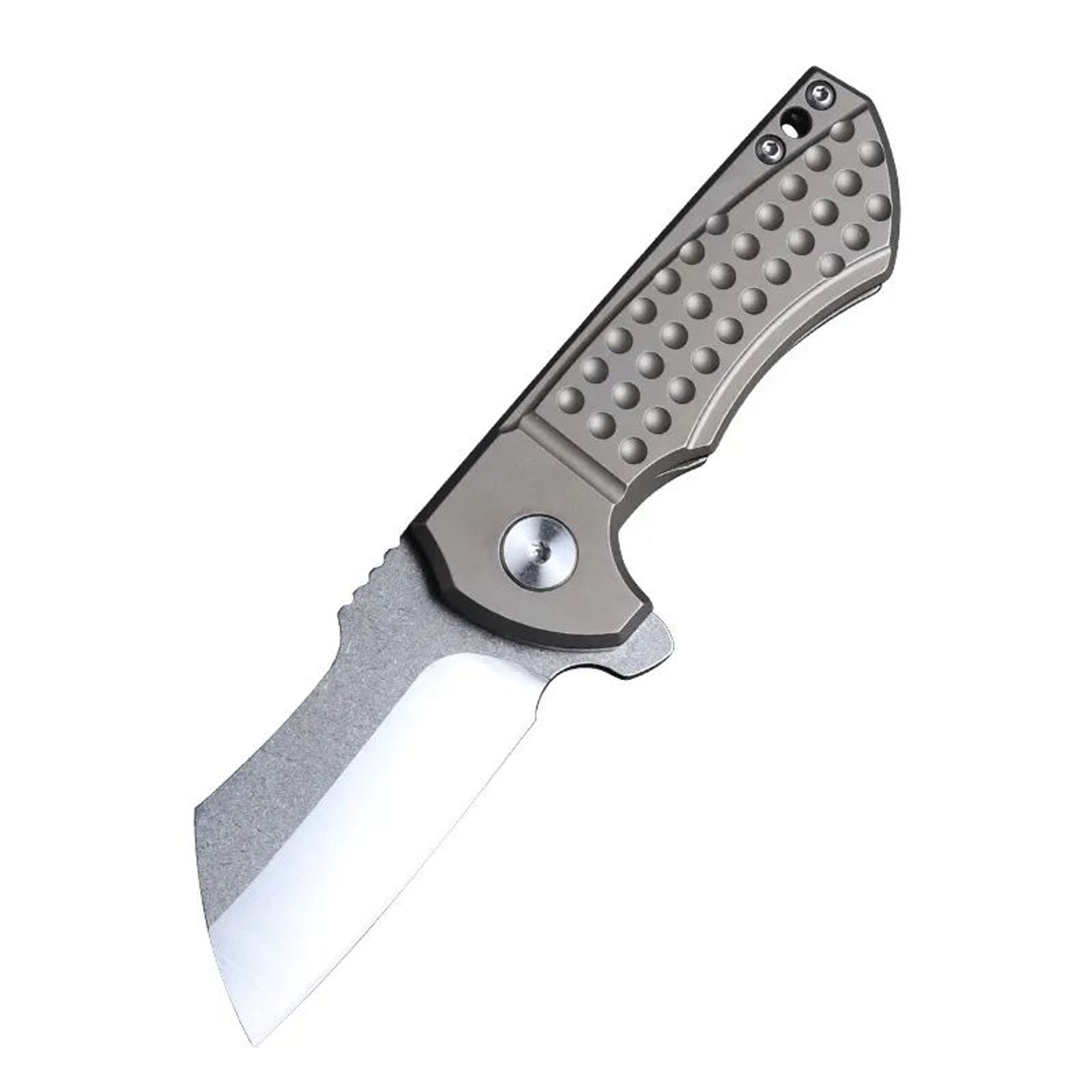 Titanium Folding Pocket Knife With Steel Blade For Everyday Carry 5