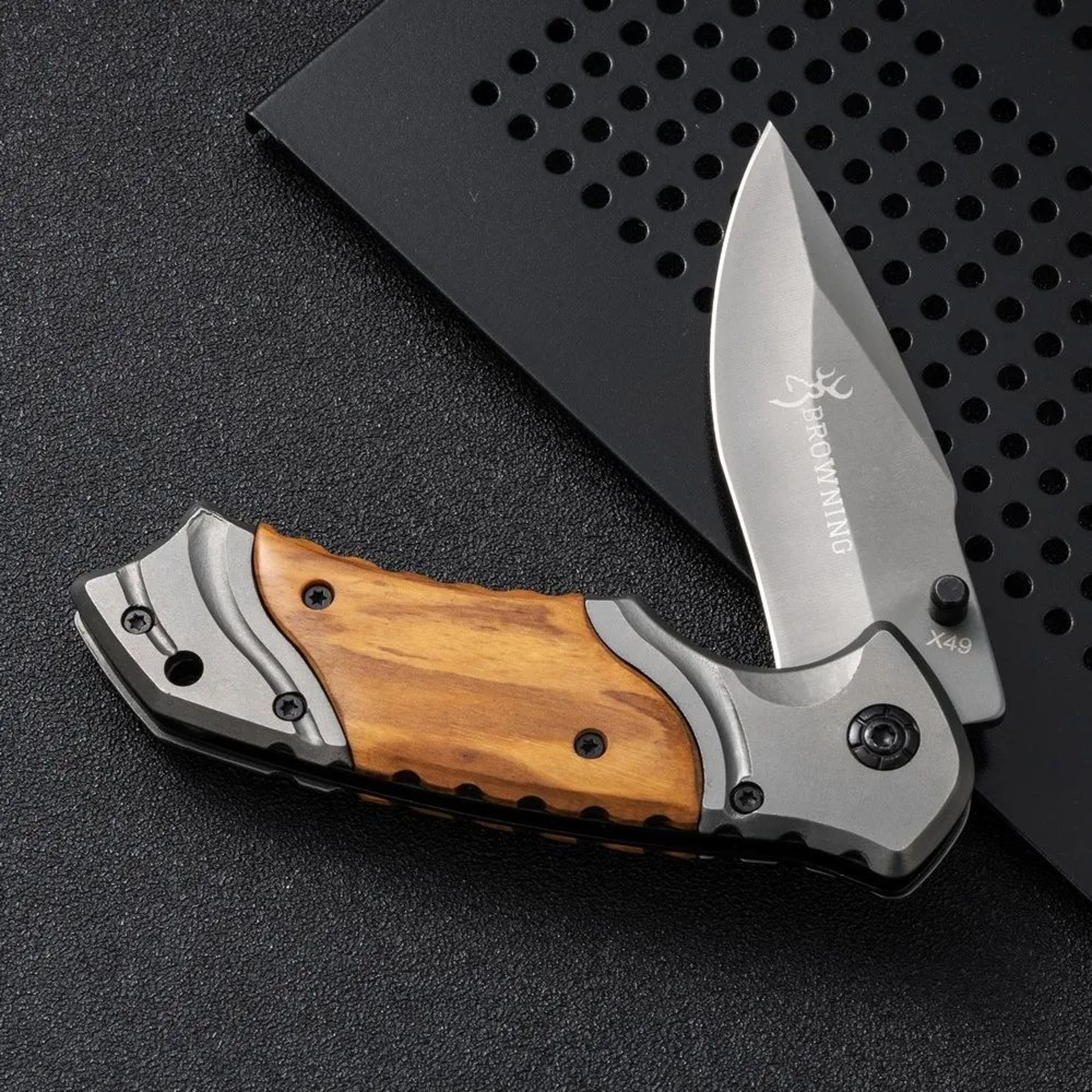 Outdoor Fixed Blade Camping Knife With Steel Blade And Handle 2