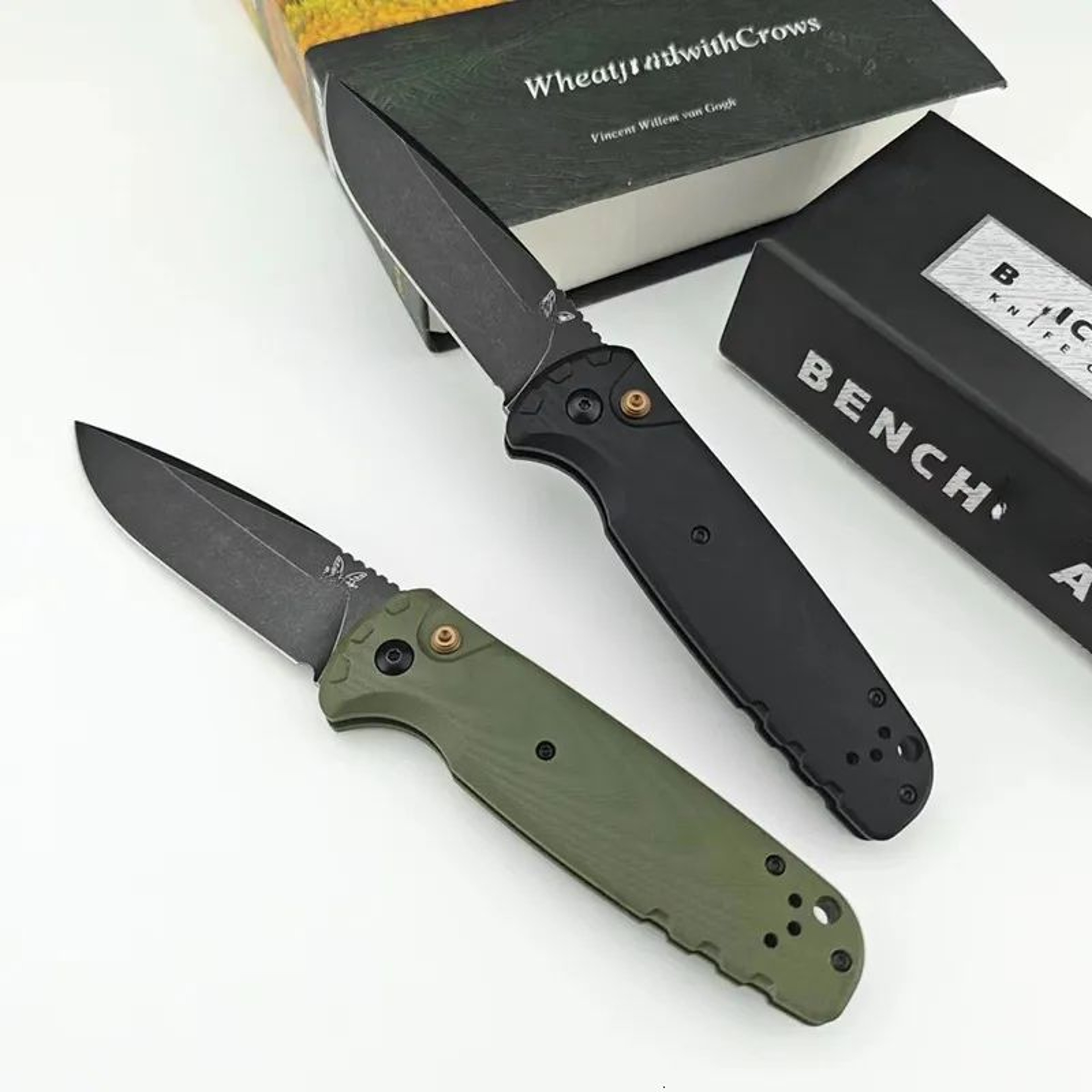 BM Folding Pocket Knife With Steel Blade And Handle For Camping And EDC 0
