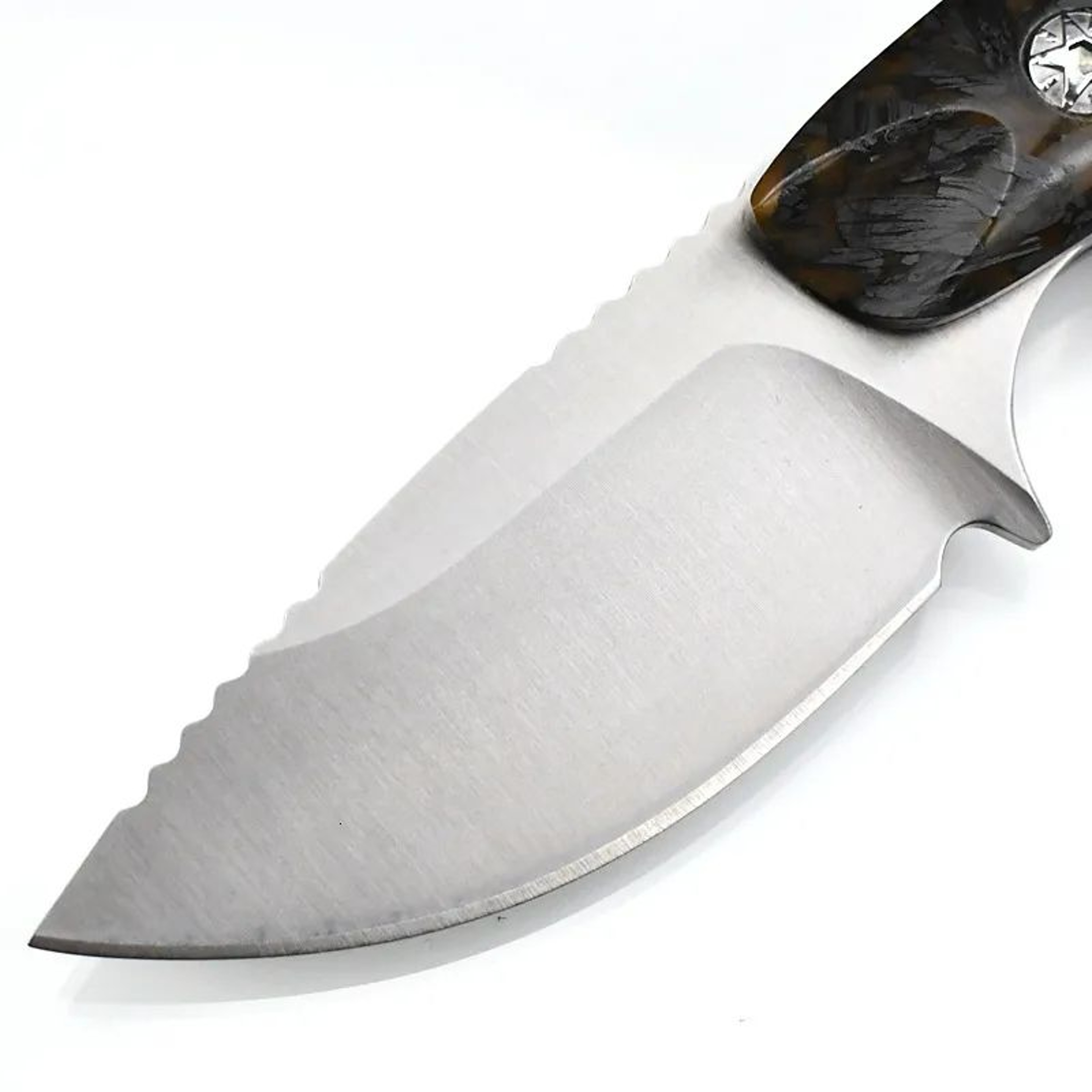 Compact Fixed Blade Camping Knife With Steel Blade And Handle 1