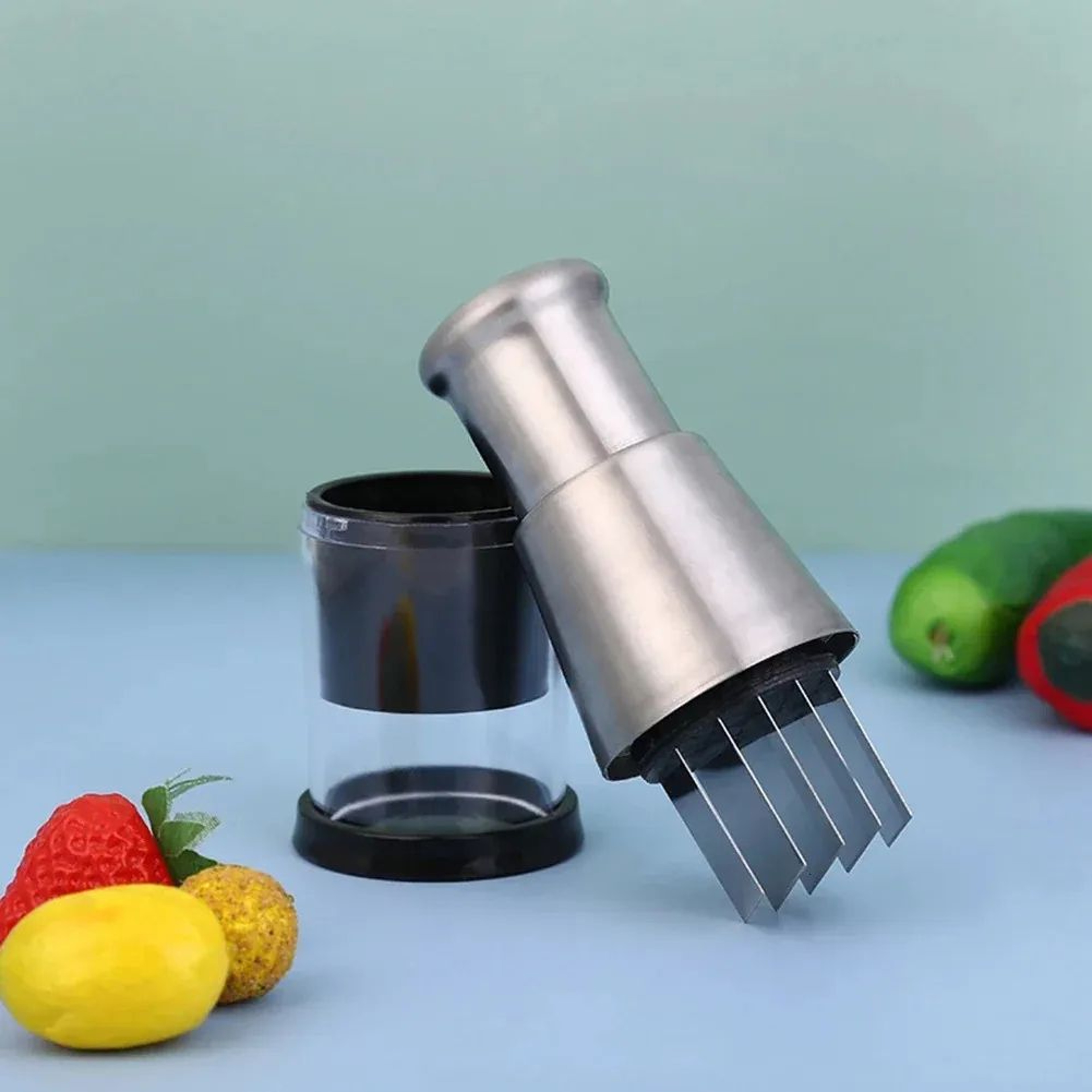 Mini Hand Chopper For Garlic Ginger Herbs Nuts And Vegetables 2