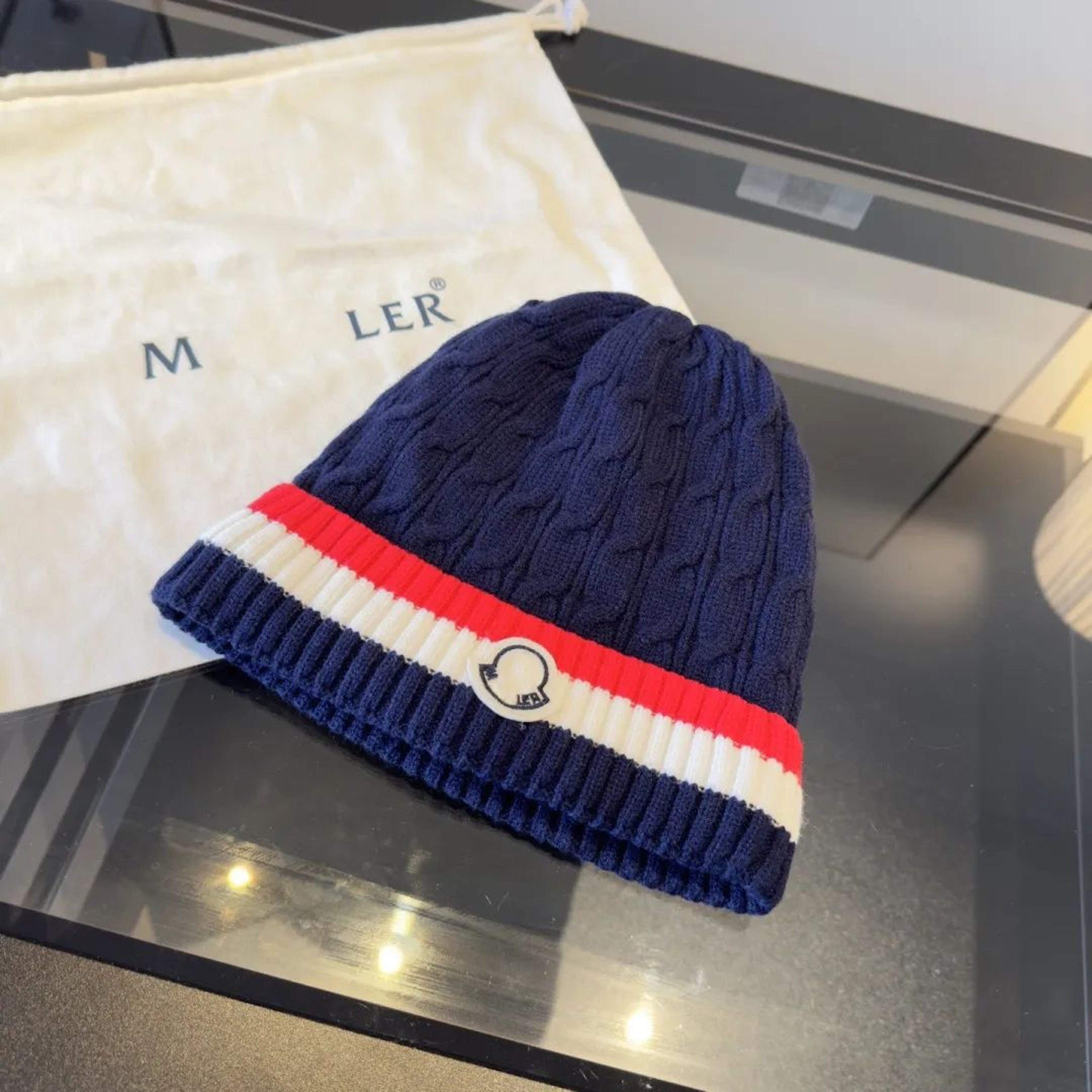 Unisex Cable Knit Beanie Hat Soft Cotton Blend Winter Cap For Men And Women 9