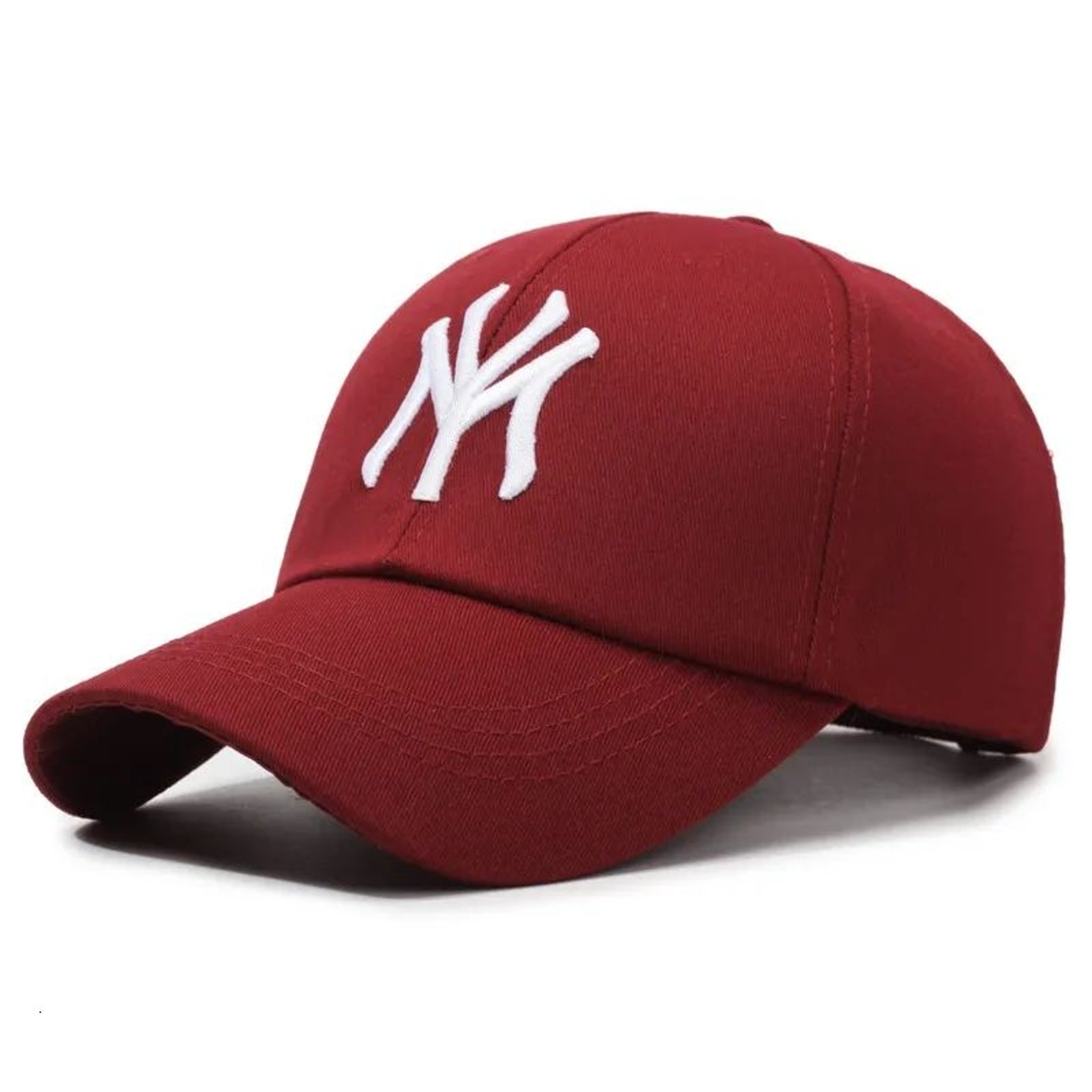 Unisex Embroidered Letter Baseball Cap With Adjustable Strap And Breathable Fabric 8