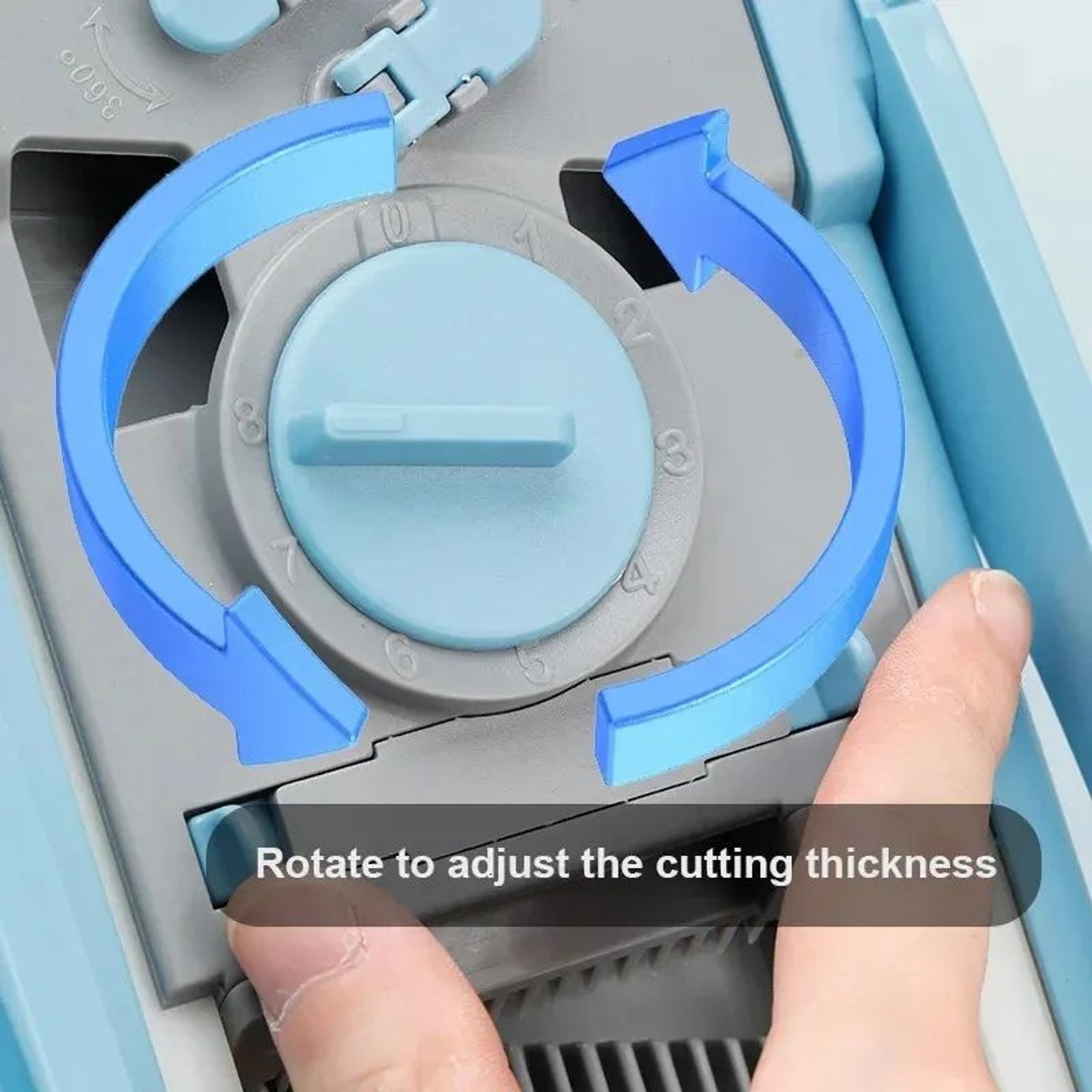 Multi Function Vegetable Slicer And Food Chopper With Stainless Steel Blades 4