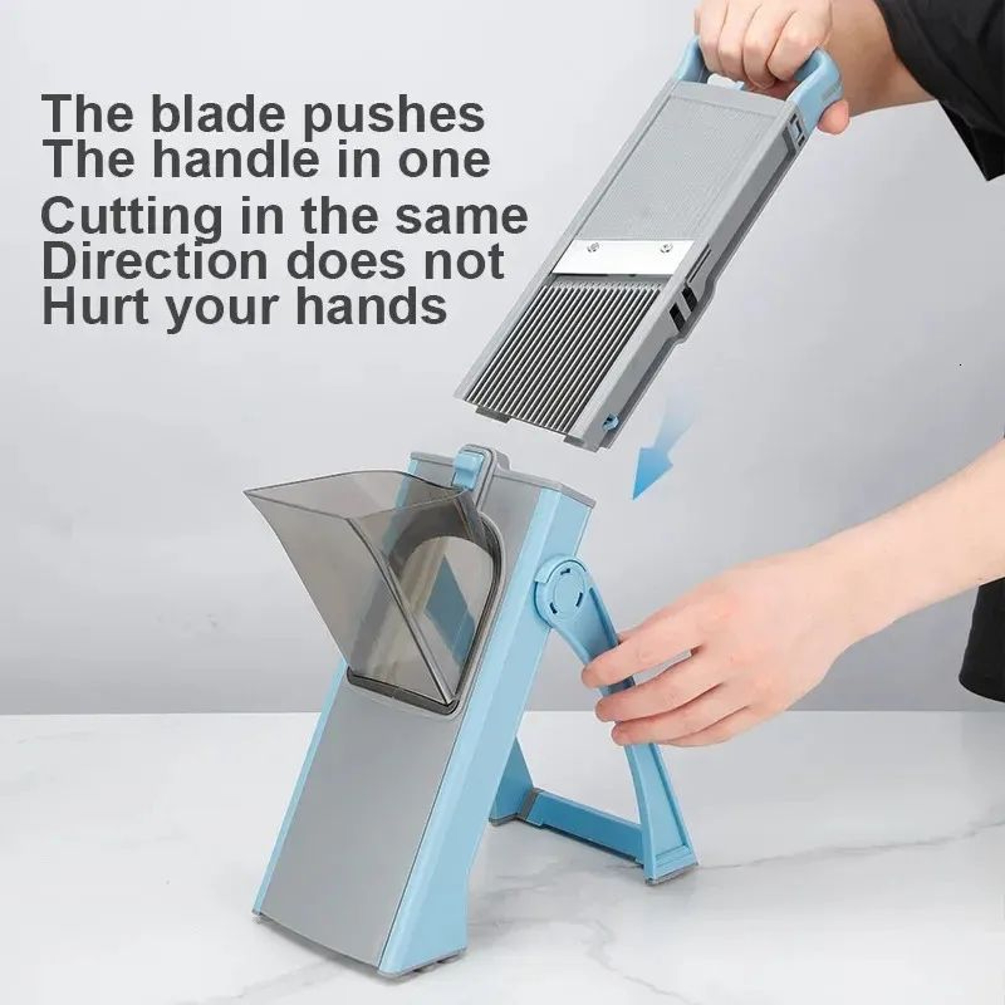 Multi Function Vegetable Slicer And Food Chopper With Stainless Steel Blades 3