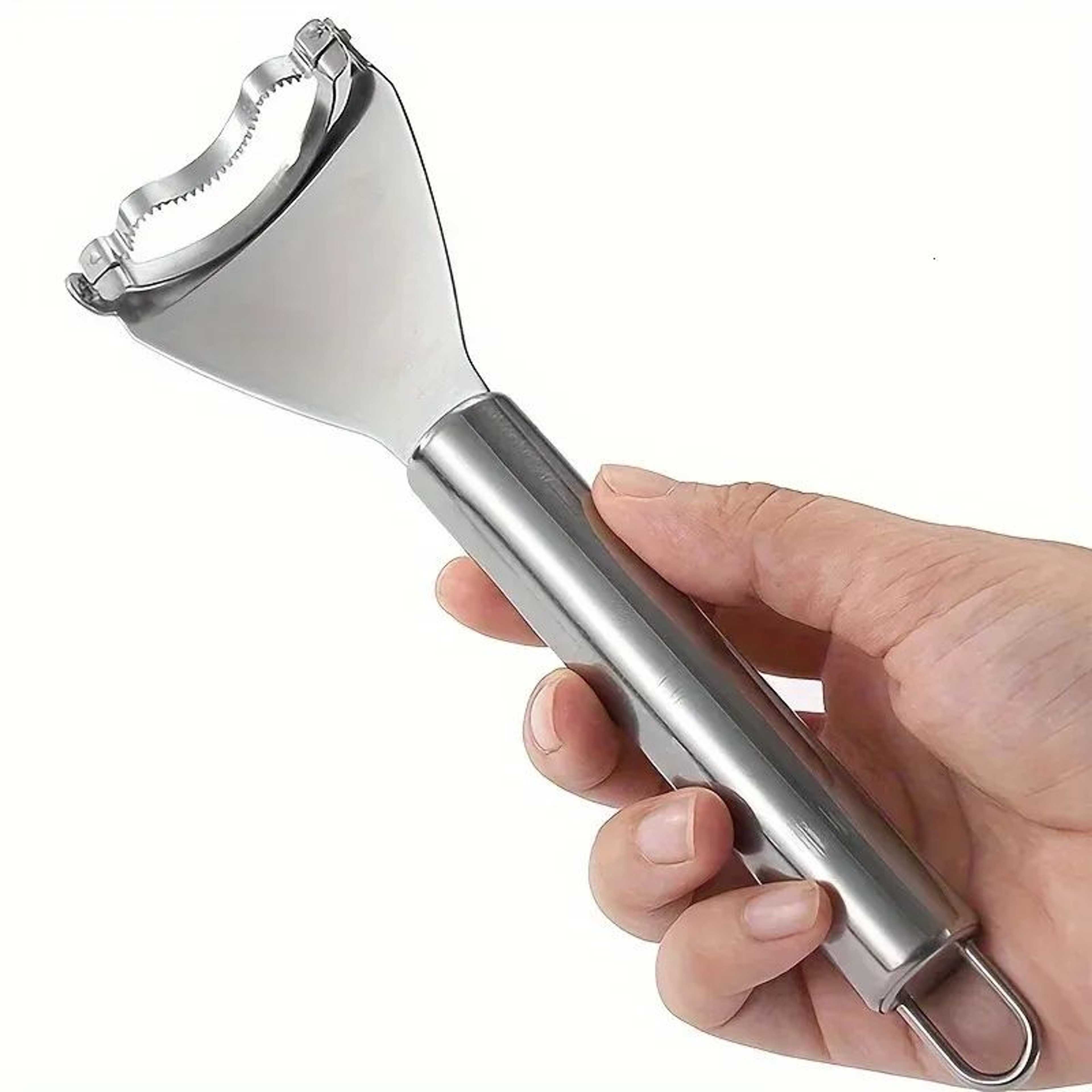 Stainless Steel Corn Peeler With Serrated Blade For Easy Corn Kernel Removal 0