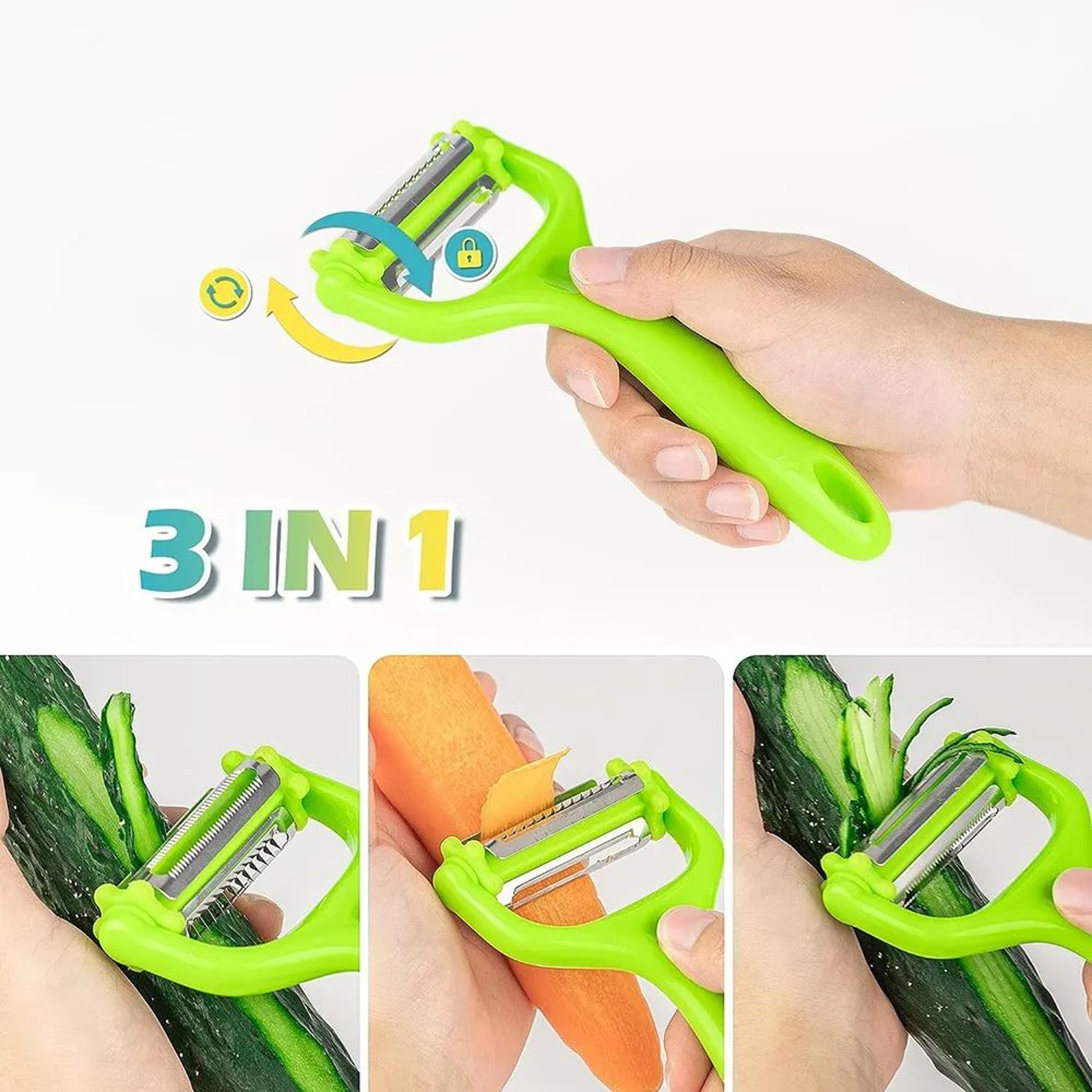 Blade Herb Scissors Stainless Steel Kitchen Shears With Protective Cover 4