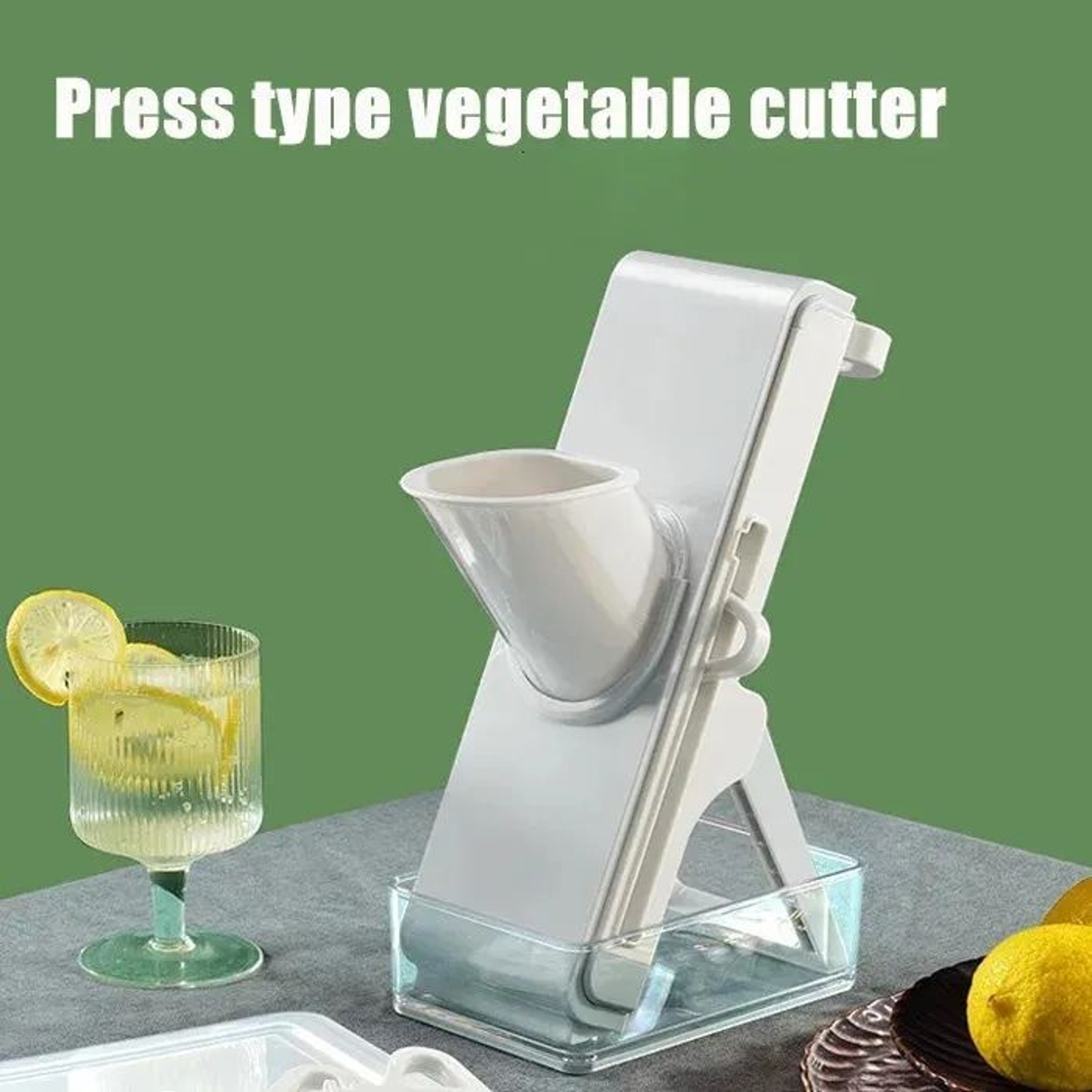 Multifunction Vegetable Slicer And Chopper With Stainless Steel Blades 1