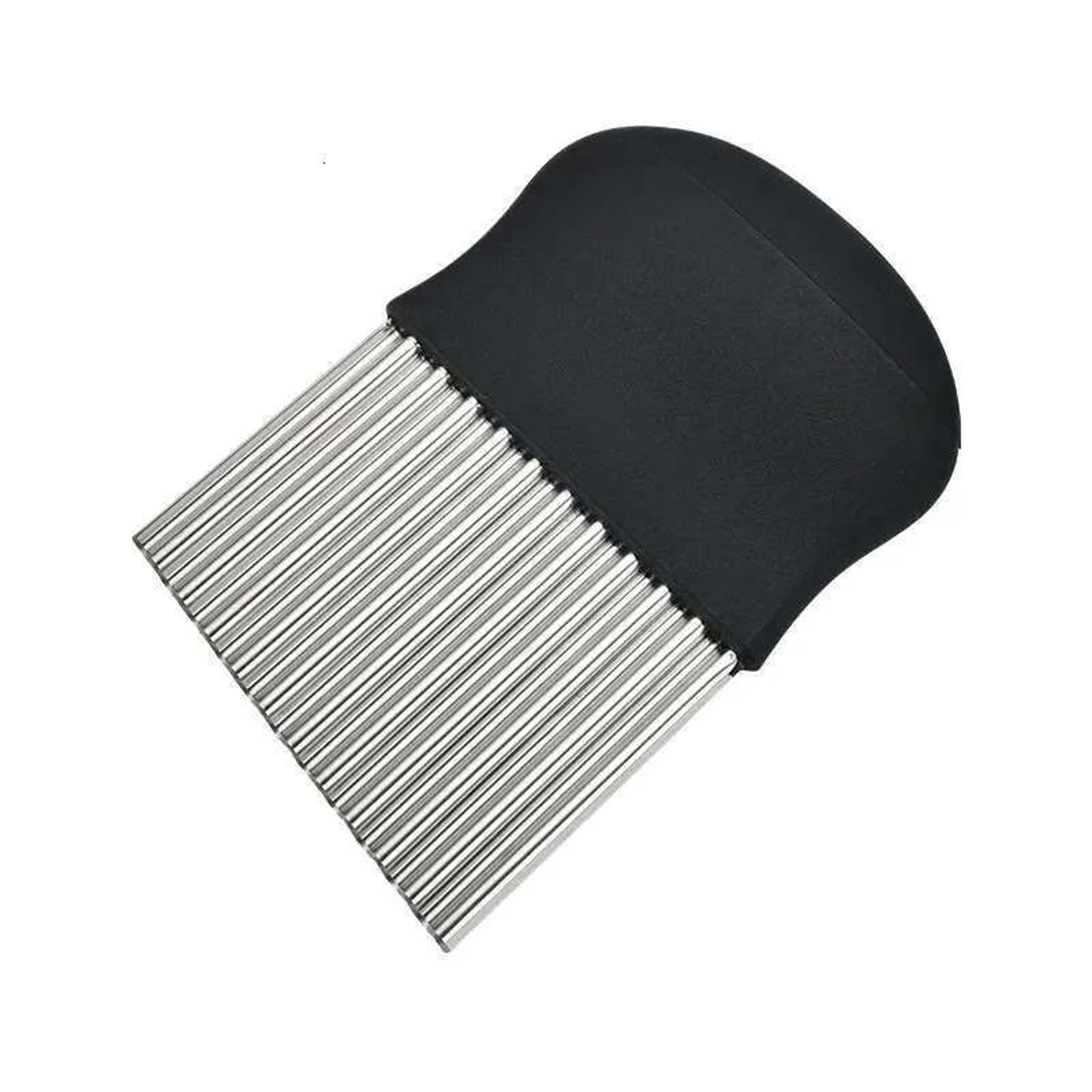 Stainless Steel Crinkle Cutter Wavy Potato Slicer For Vegetables Fruits And Dough 0