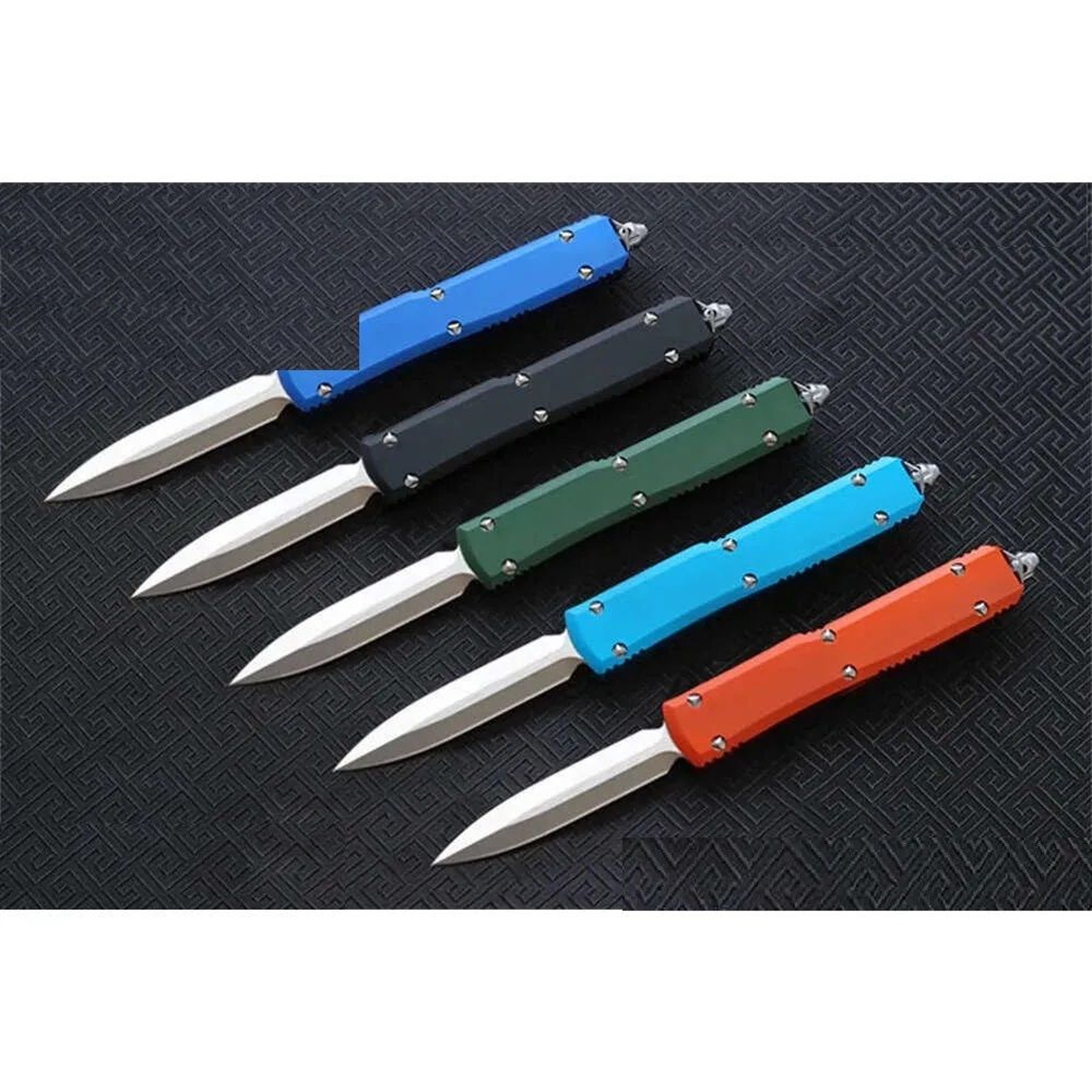 Steel Fixed Blade Knife With Satin Finish And CNC Aluminum Handle For Outdoor Use 1