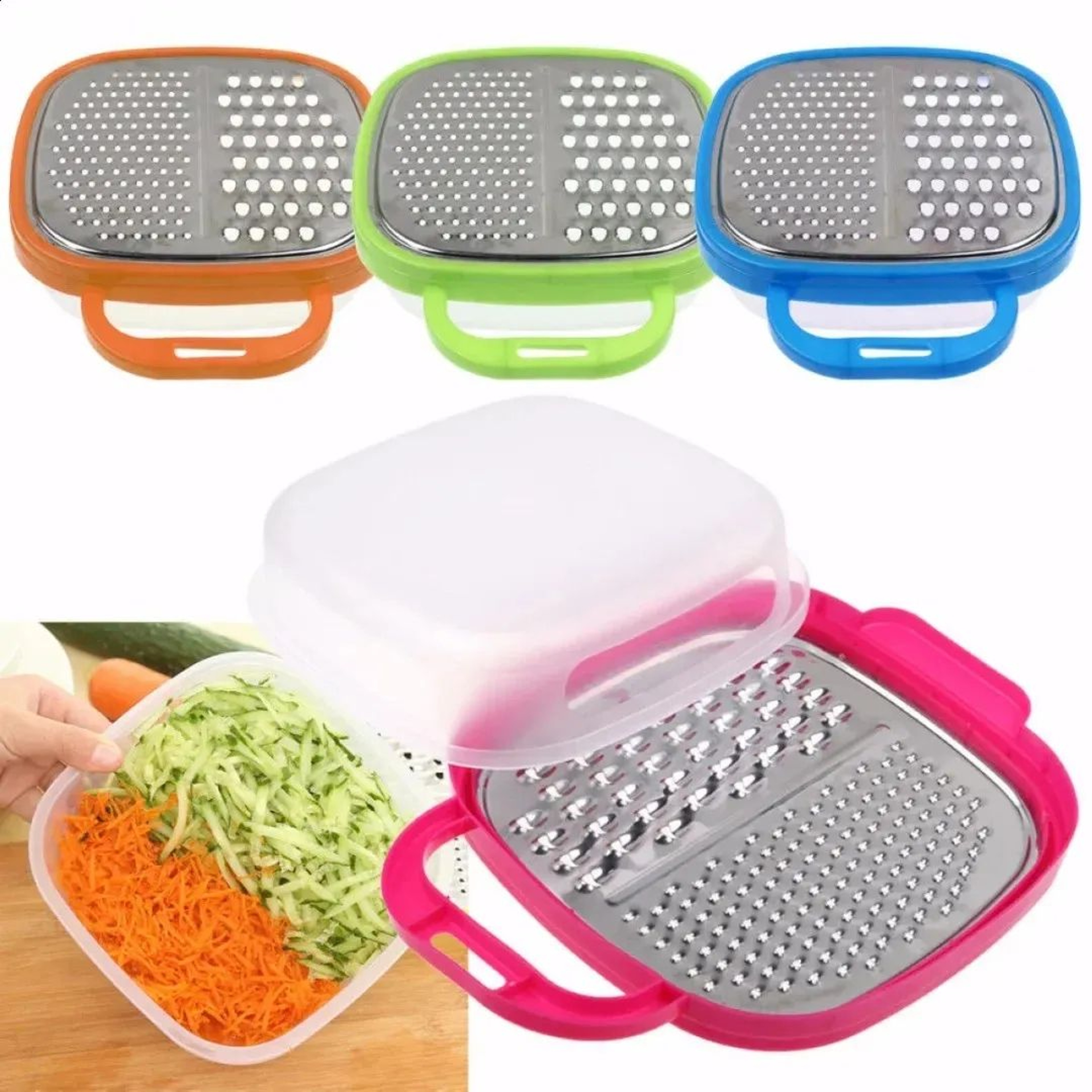 Manual Vegetable Chopper And Slicer With Container For Kitchen Food Prep 1