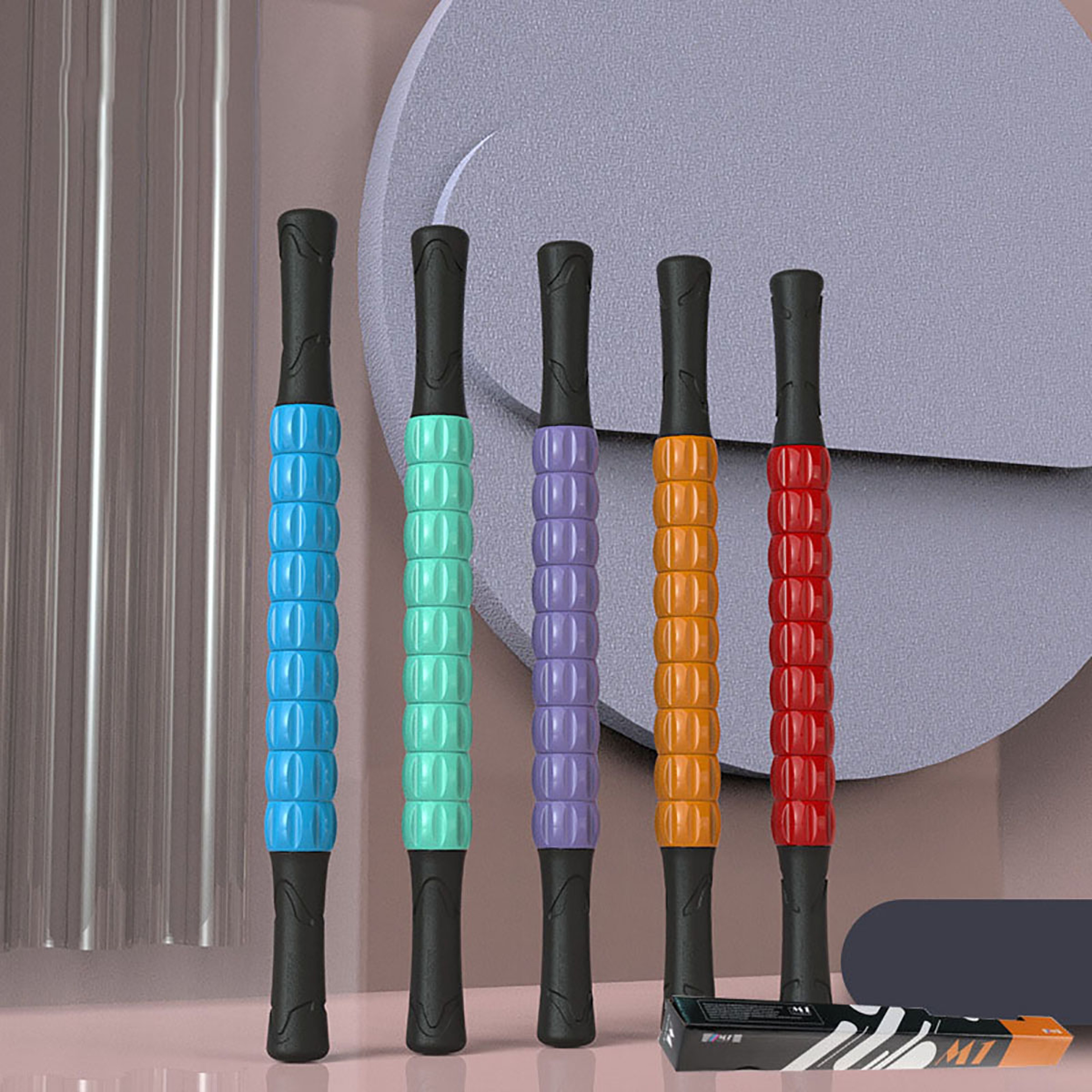 Deep Tissue Massage Roller Stick For Muscle Recovery And Fascia Relief 0